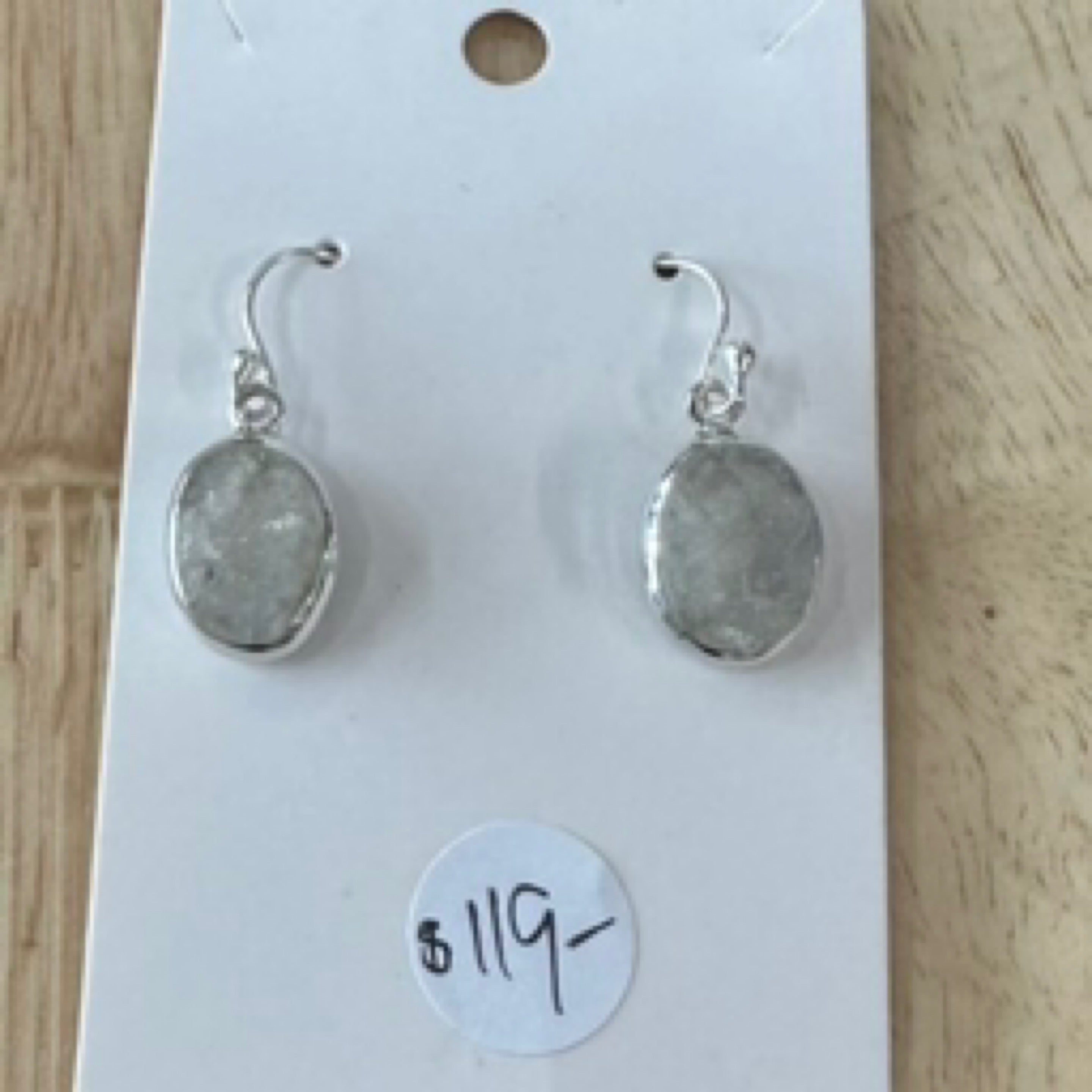 Moonstone Raw Drop Earrings