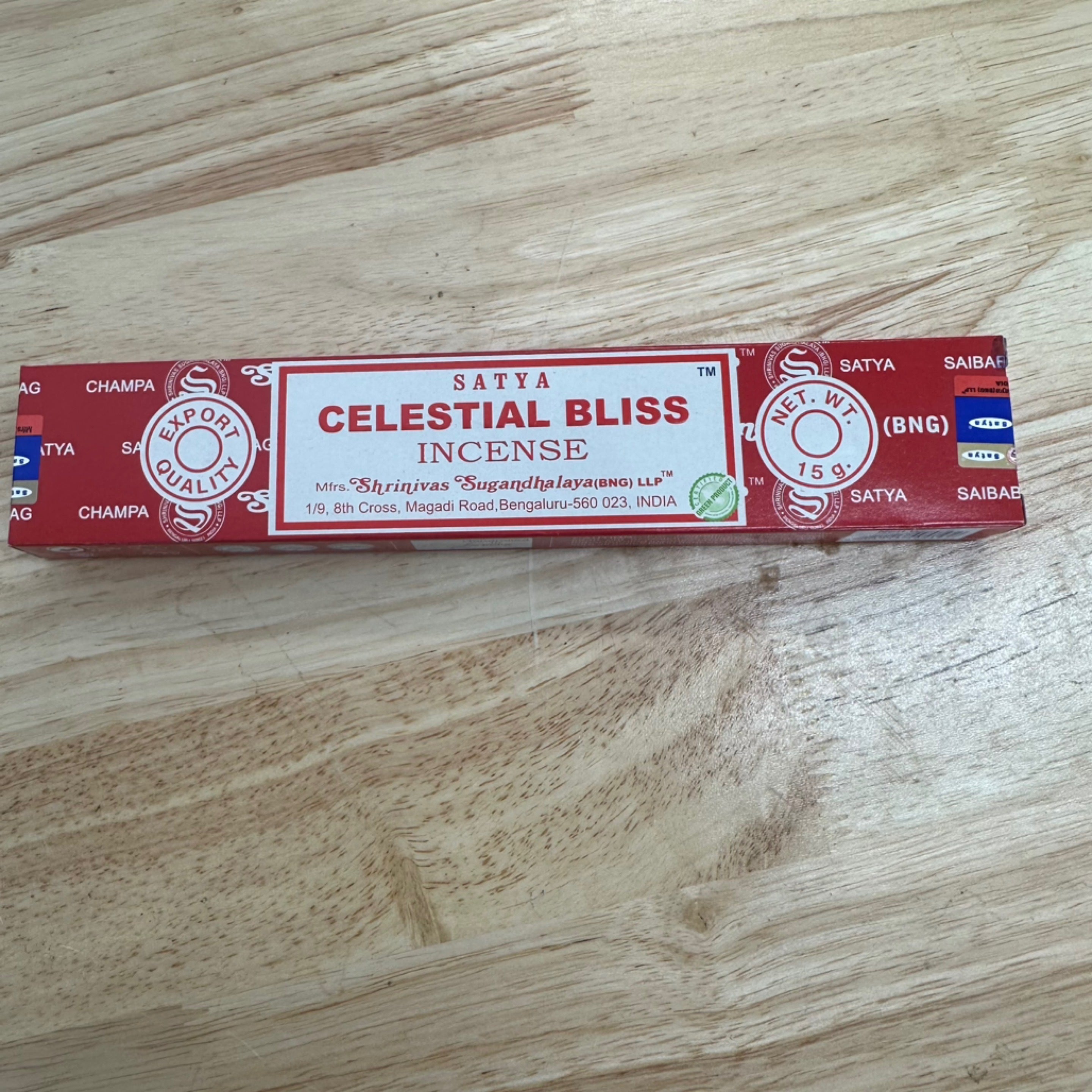 Celestial Bliss Incense Sticks Satya 15g