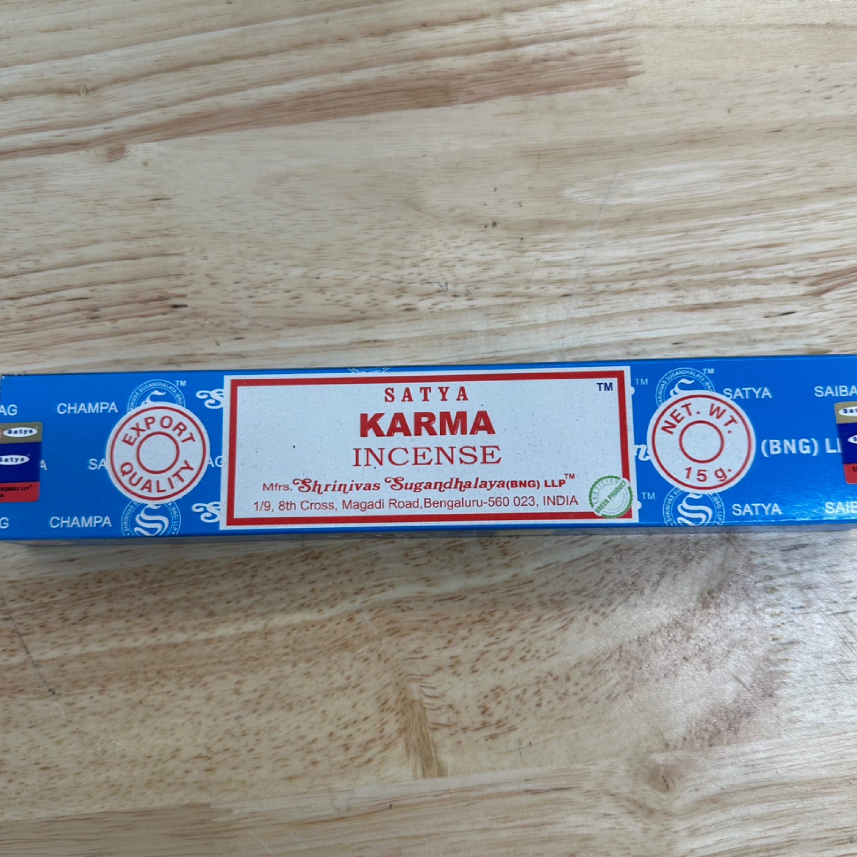 Karma Incense Sticks Satya 15g