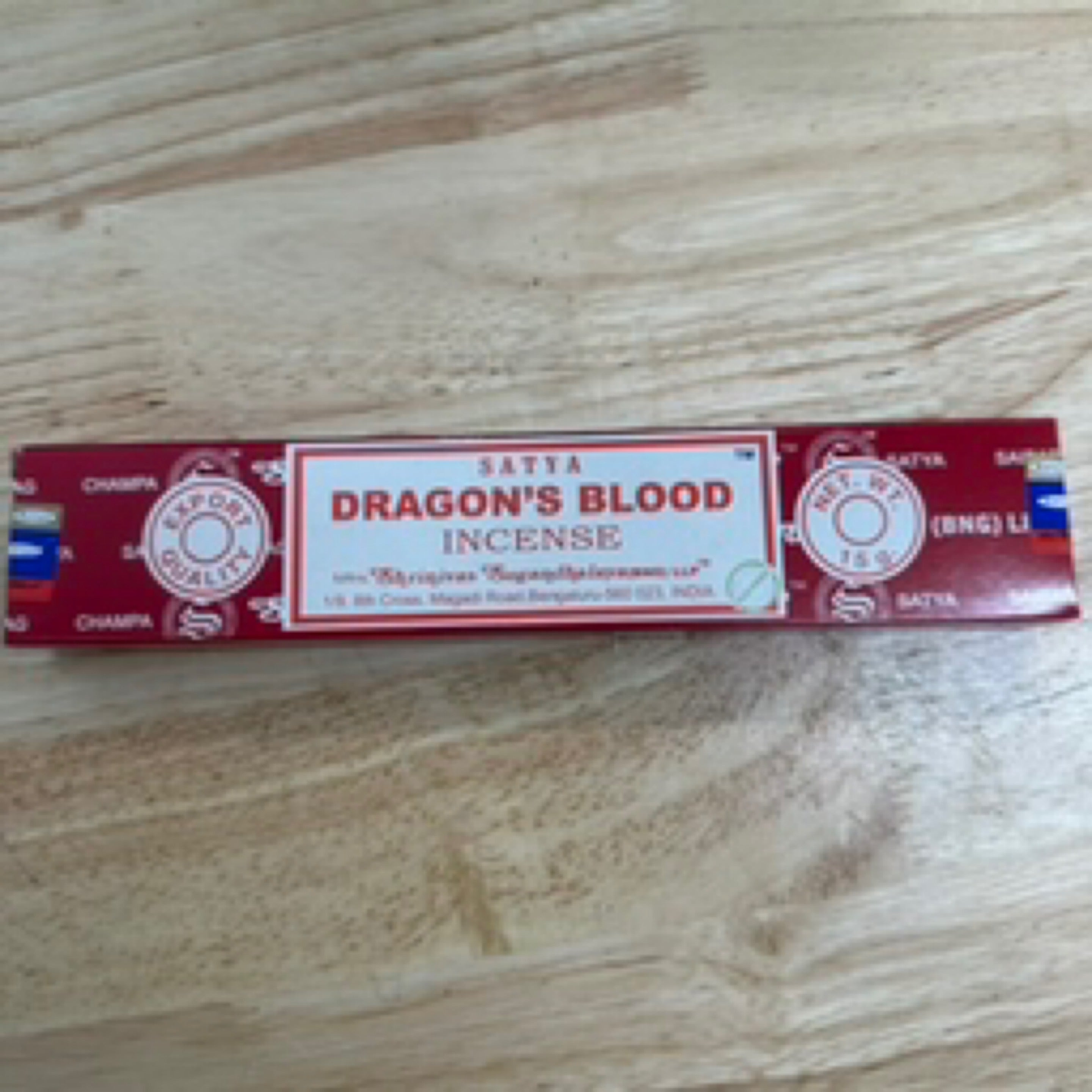 Dragon's Blood Incense Sticks Satya 15g