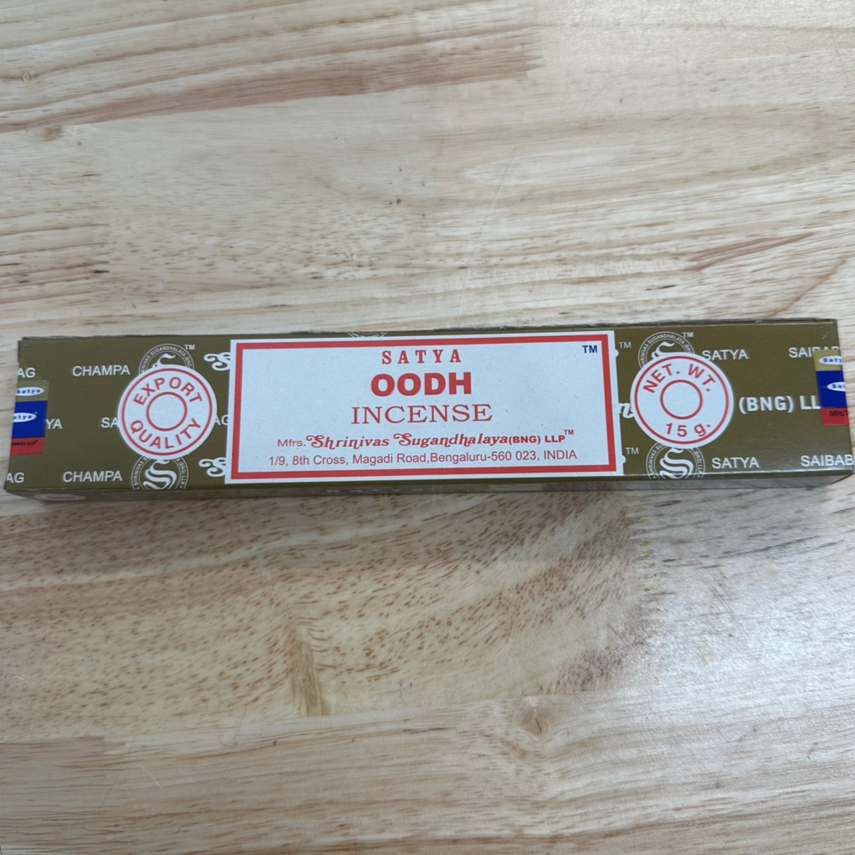 Oodh Incense Sticks Satya 15g