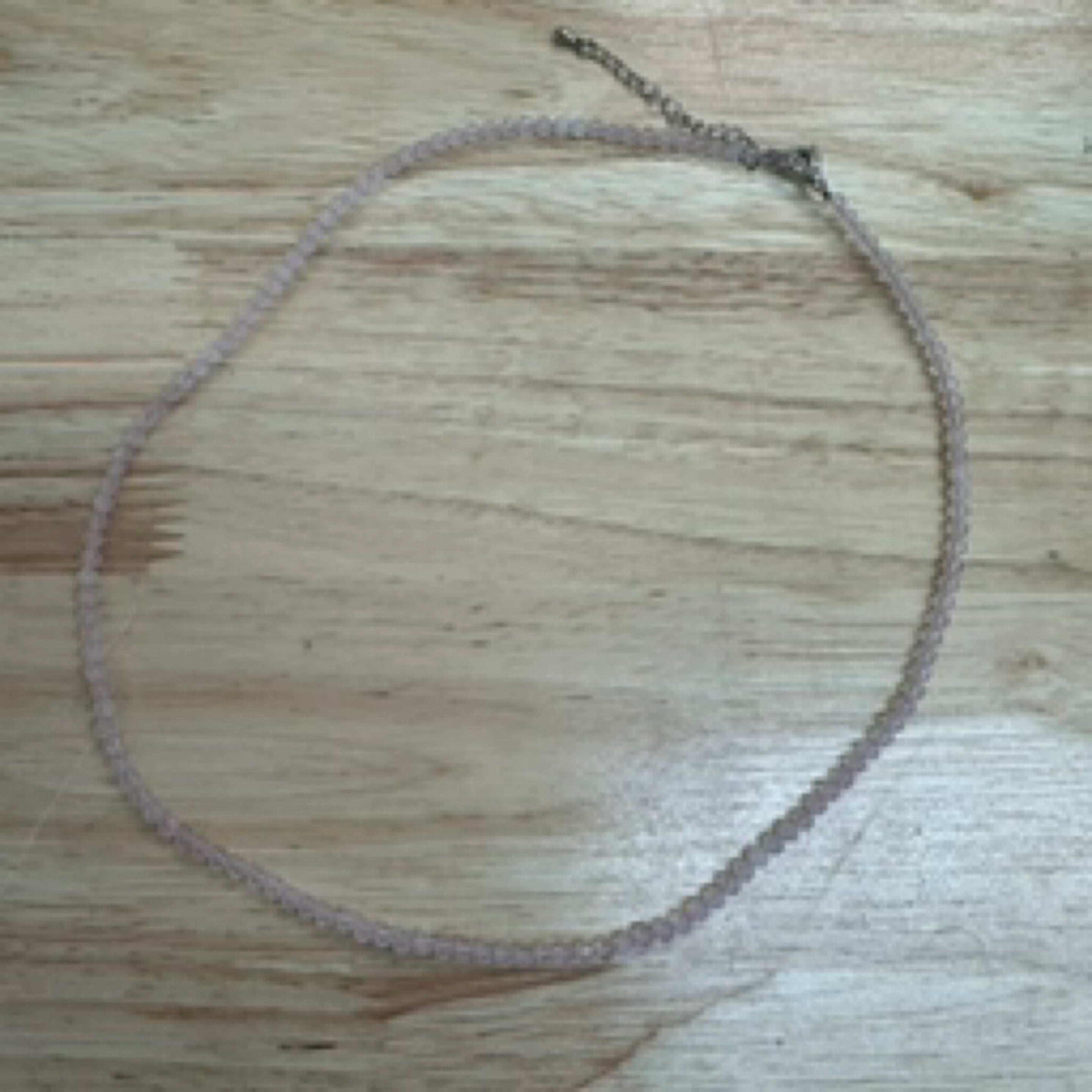 Rose Quartz Faceted Necklace with clasp