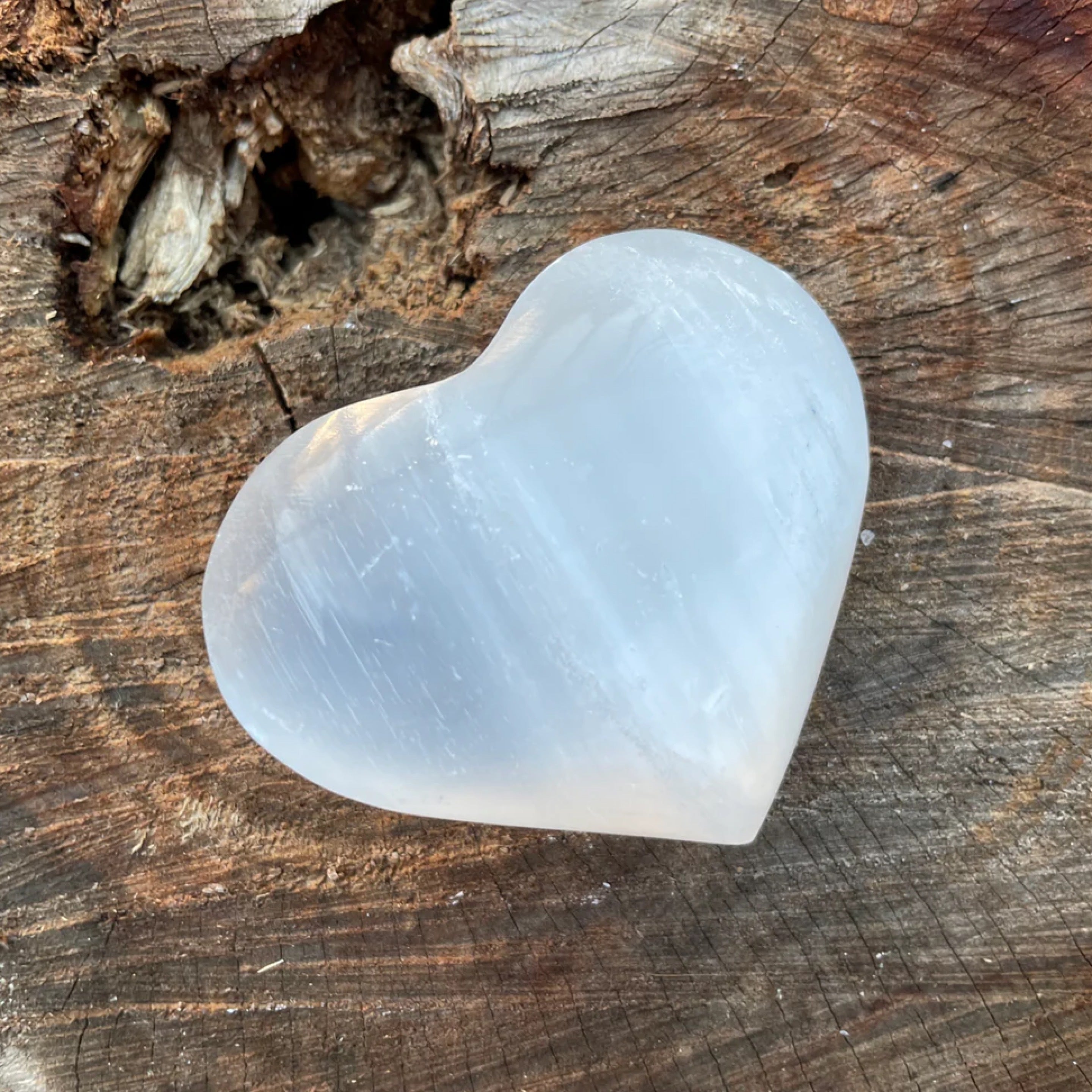 Selenite | Satin Spar Heart