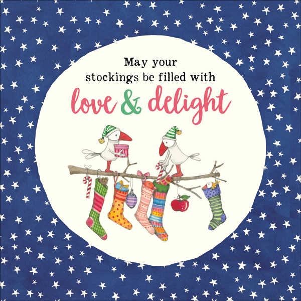 Happy Christmas - Twigseeds Greeting Card