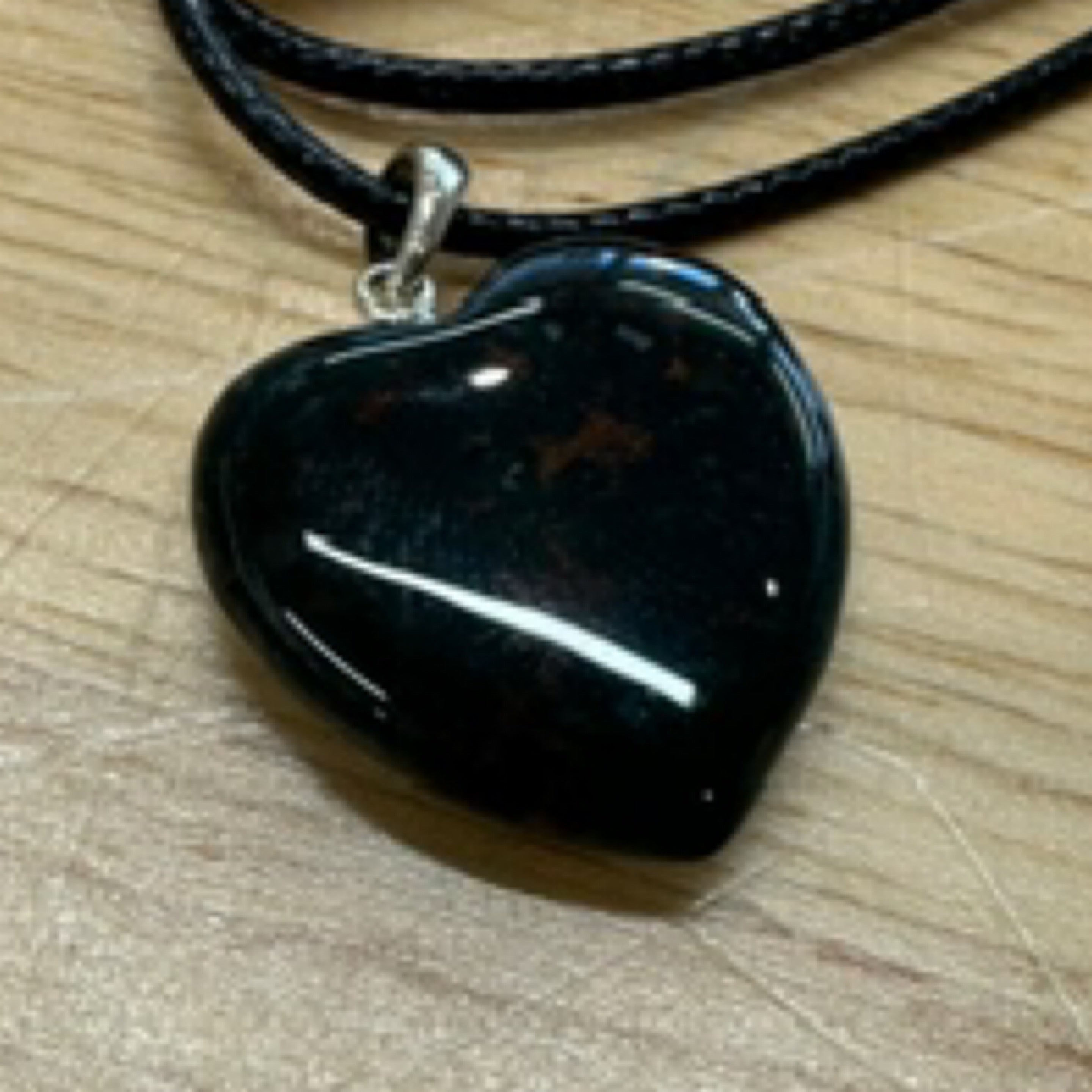 Bloodstone Heart Pendant