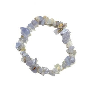 Blue Lace Agate Chip Bracelet