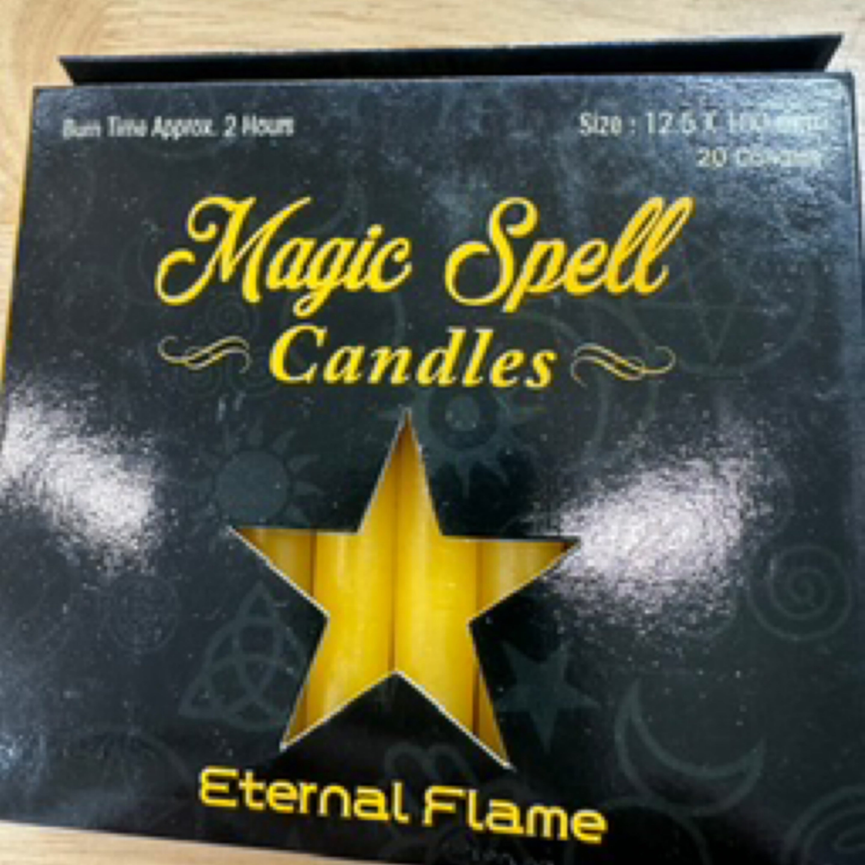 Chime Wish Spell Ritual Candles 4” Yellow (Pack of 20)