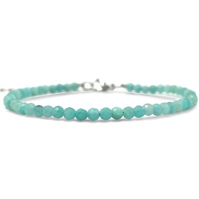 Amazonite Faceted Bracelet with clasp