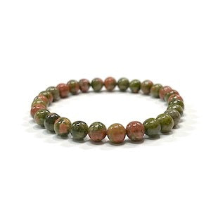 Unakite - CONFIDENCE - 6mm Crystal Bead Bracelet