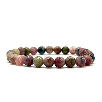 Mixed Tourmaline - ENERGISING - Crystal Bead Bracelet