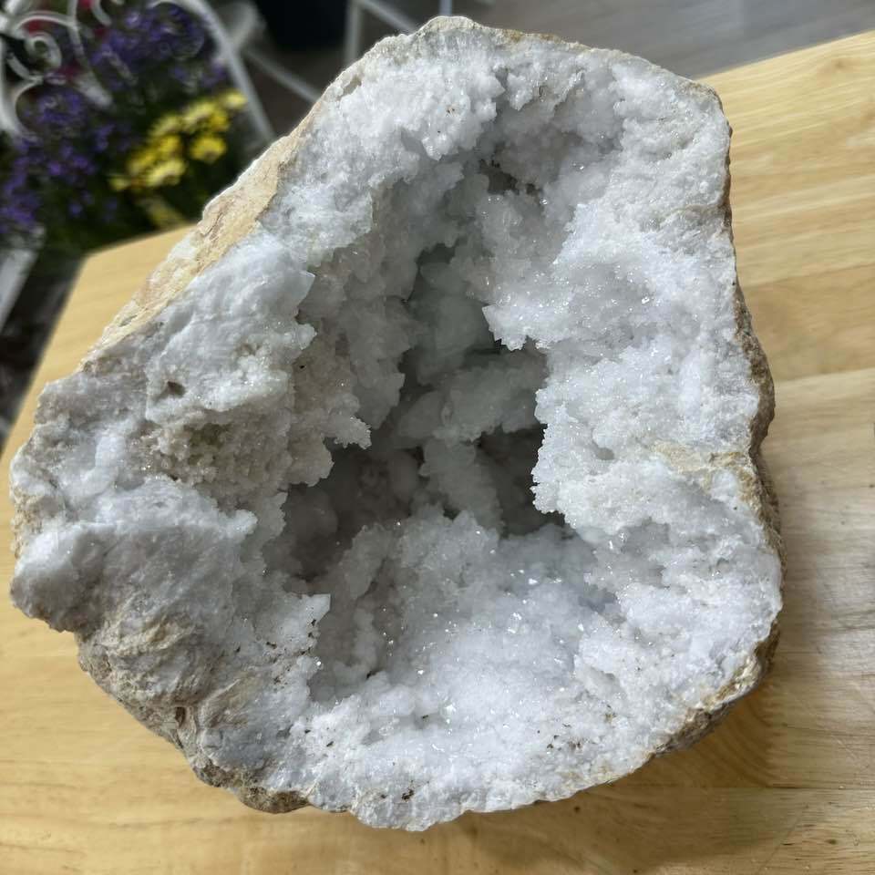 प्राकृतिक क्वार्ट्ज जियोड लगभग 6 किग्रा