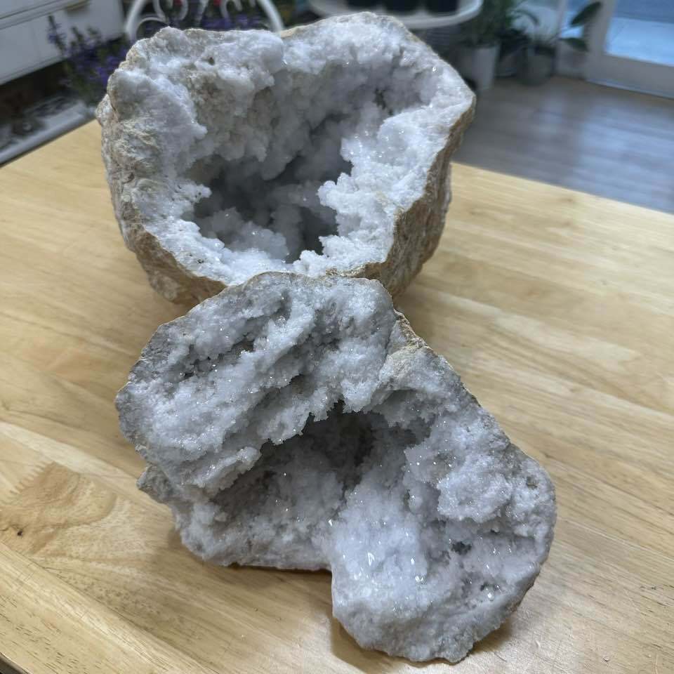 प्राकृतिक क्वार्ट्ज जियोड लगभग 6 किग्रा