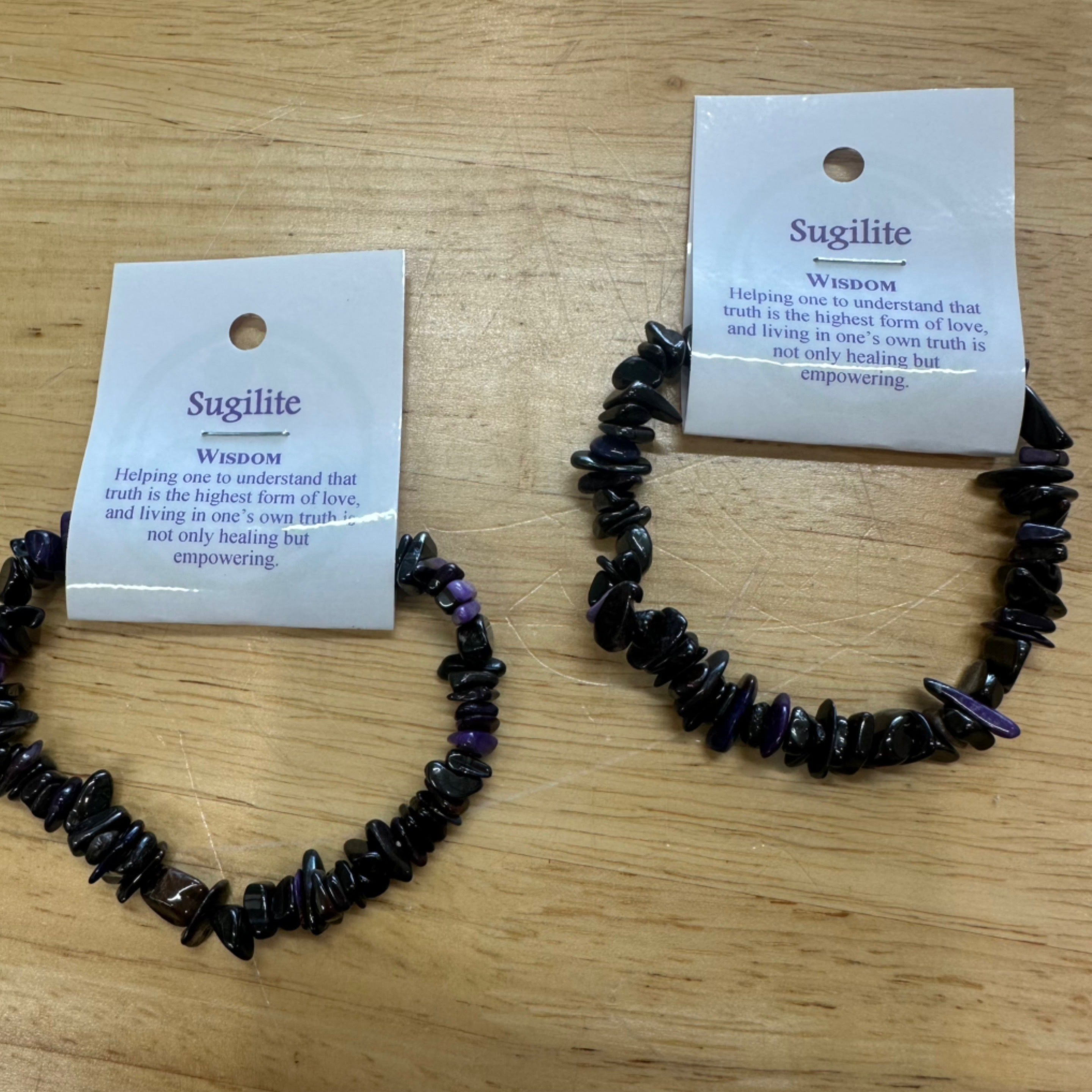 Sugilite Chip Bracelet - Wisdom