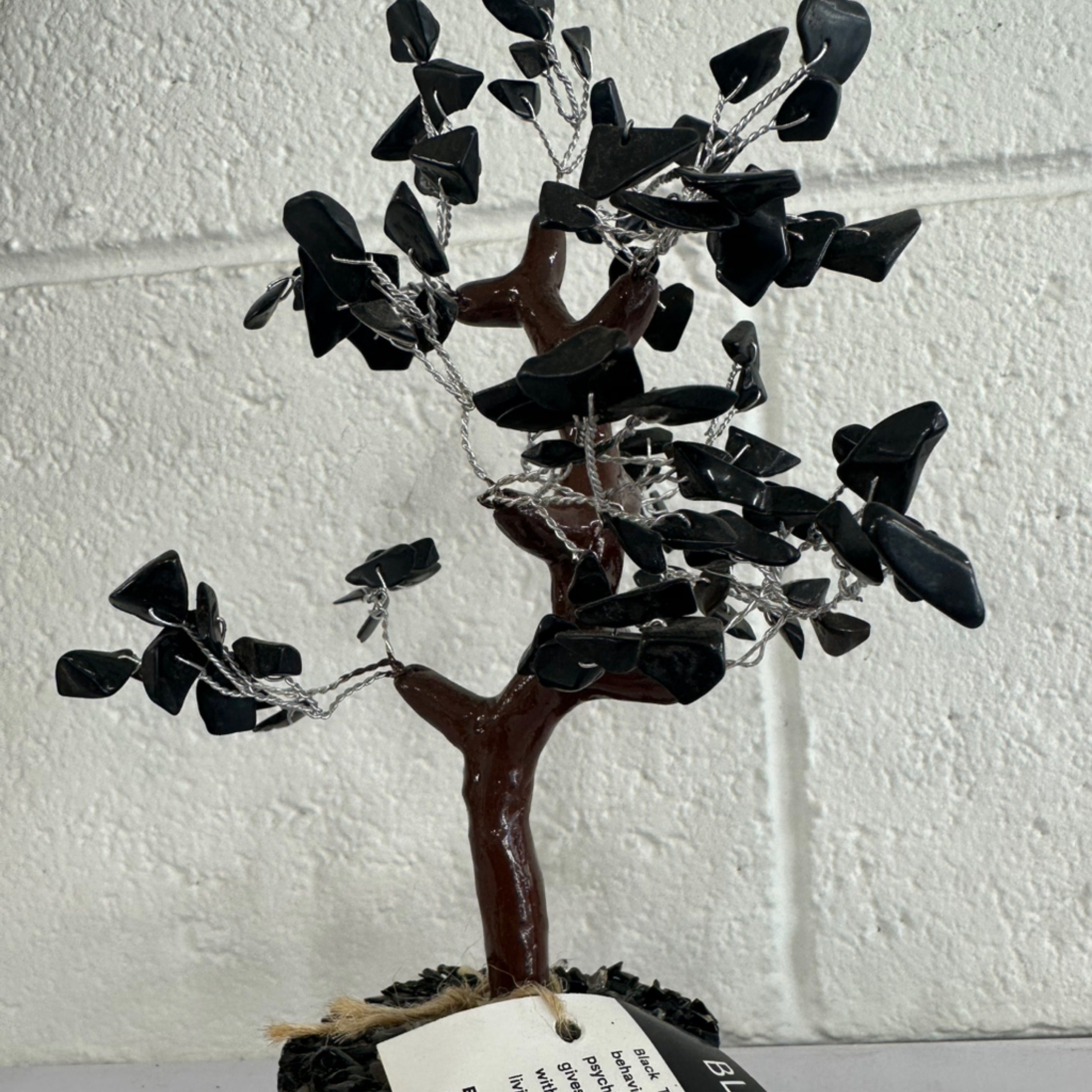 Black Tourmaline Crystal Tree 160 Chip 22cm