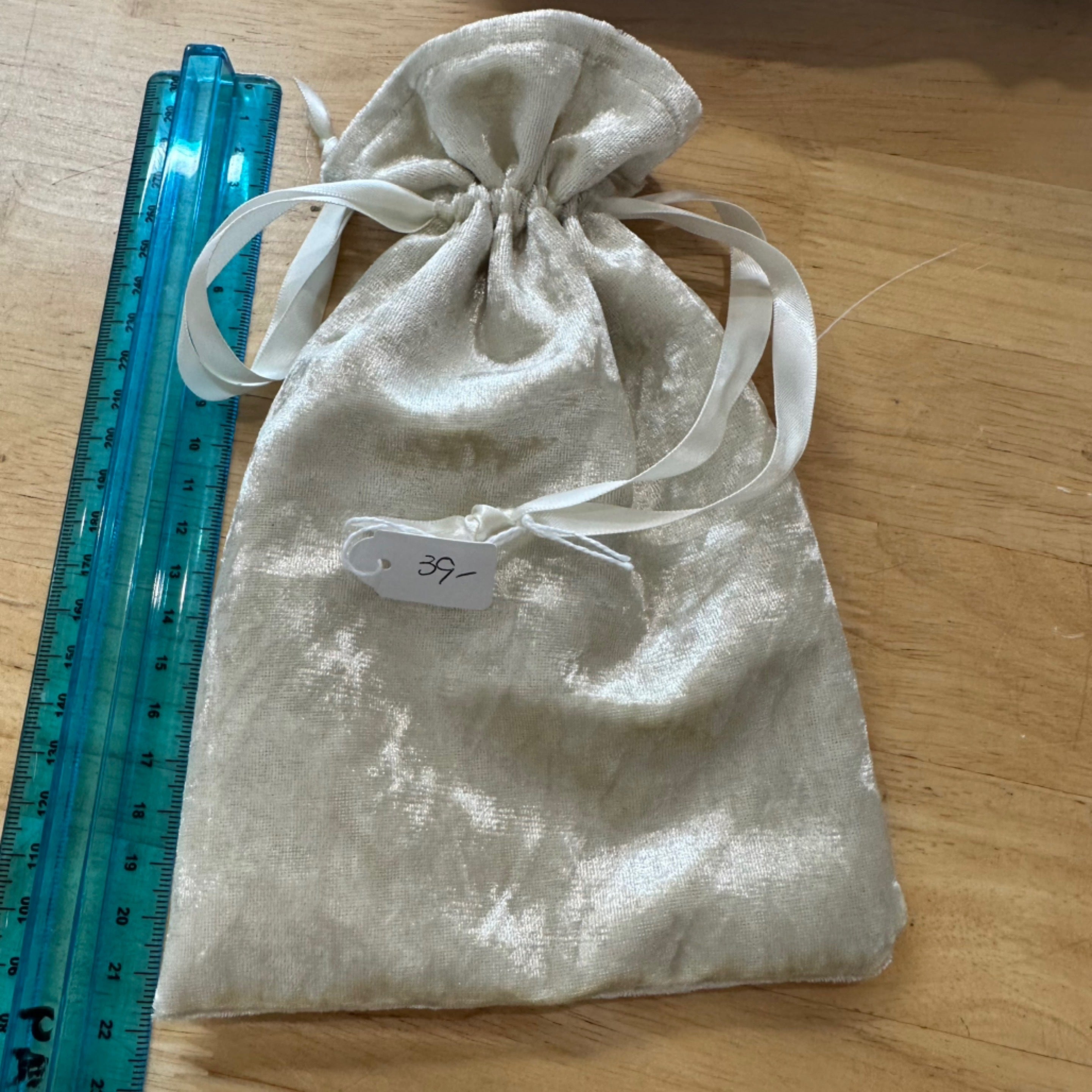 Cream Tarot & Oracle Deck Bag Handmade With Soul