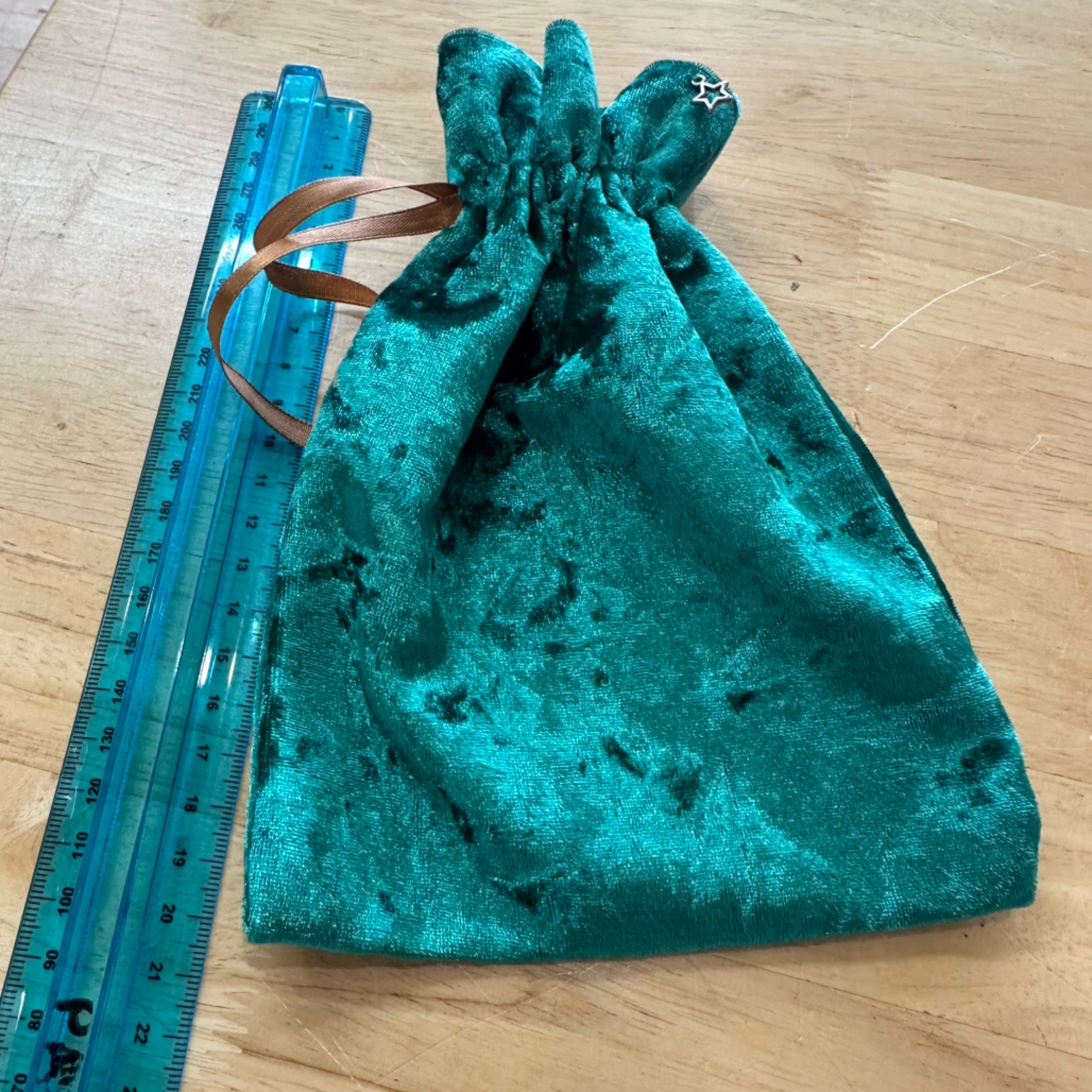 Green Tarot & Oracle Deck Bag Handmade With Soul