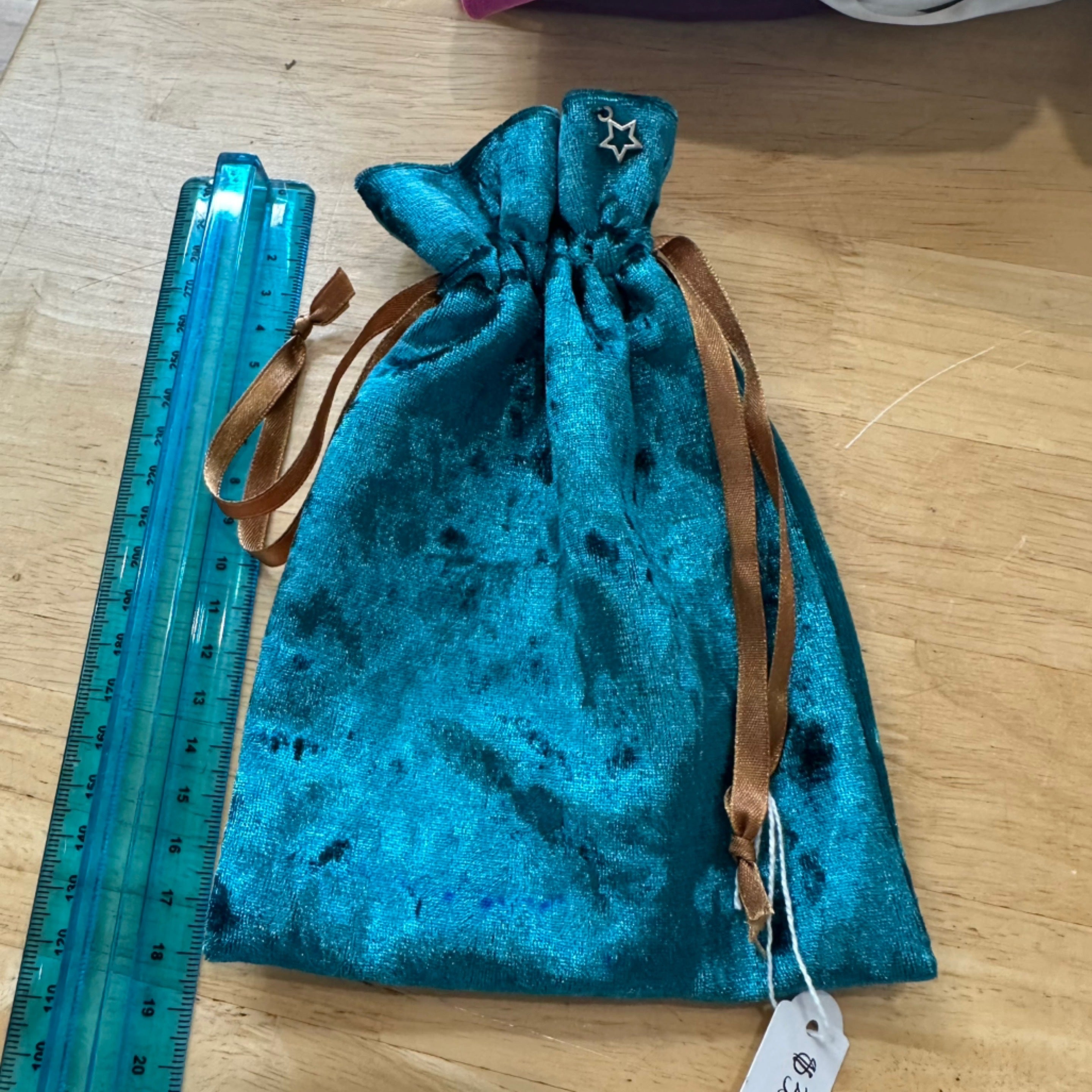 Green/Brown Tarot & Oracle Deck Bag Handmade With Soul