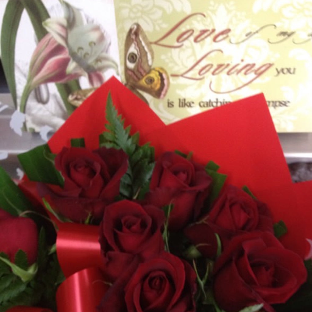 Half Dozen Red Roses