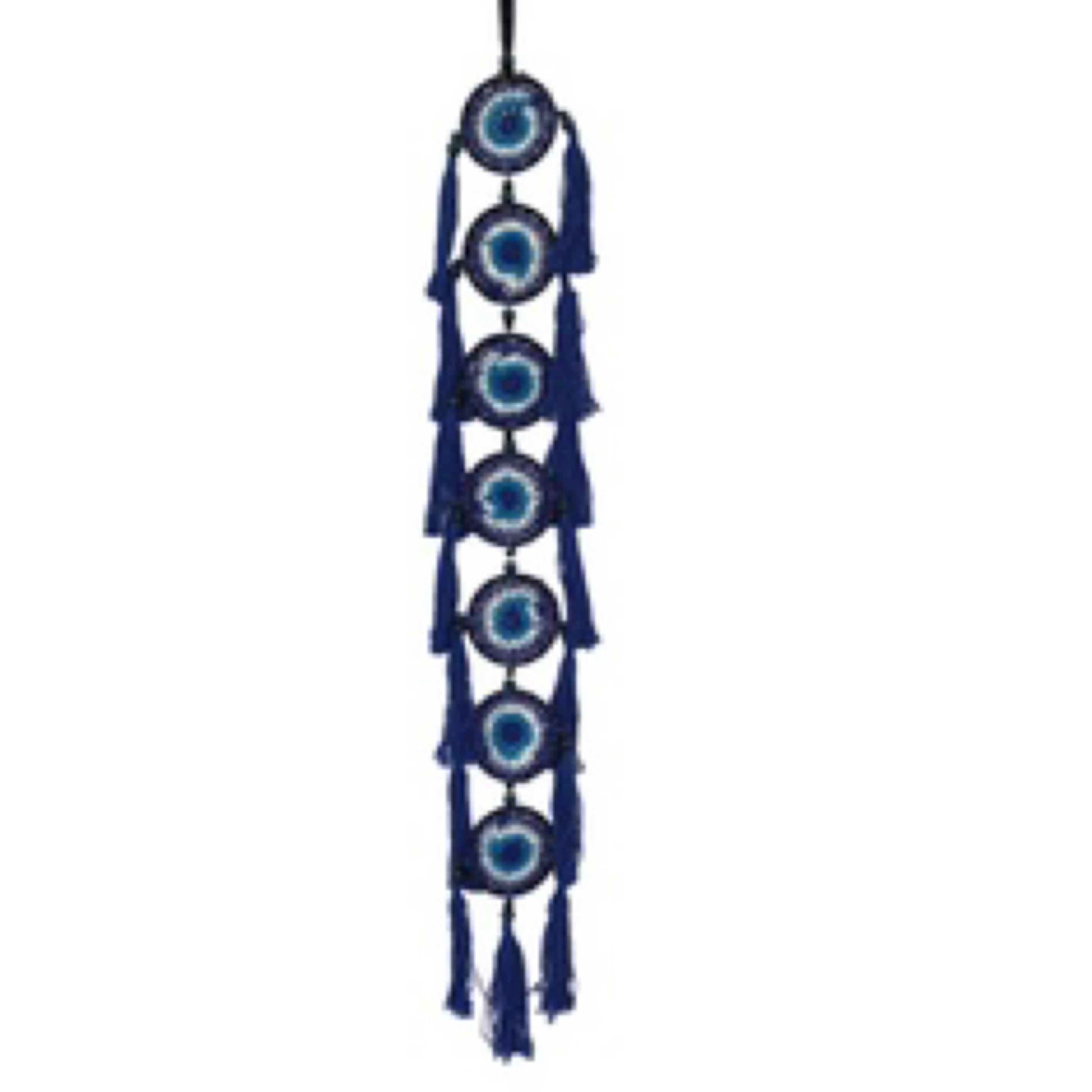 Macrame Blue Eye Dream Catcher String