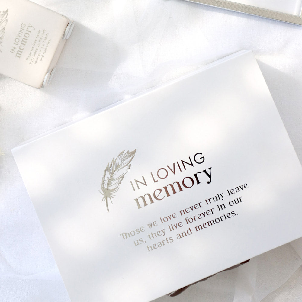 Sympathy In Loving Memory Keepsake Box