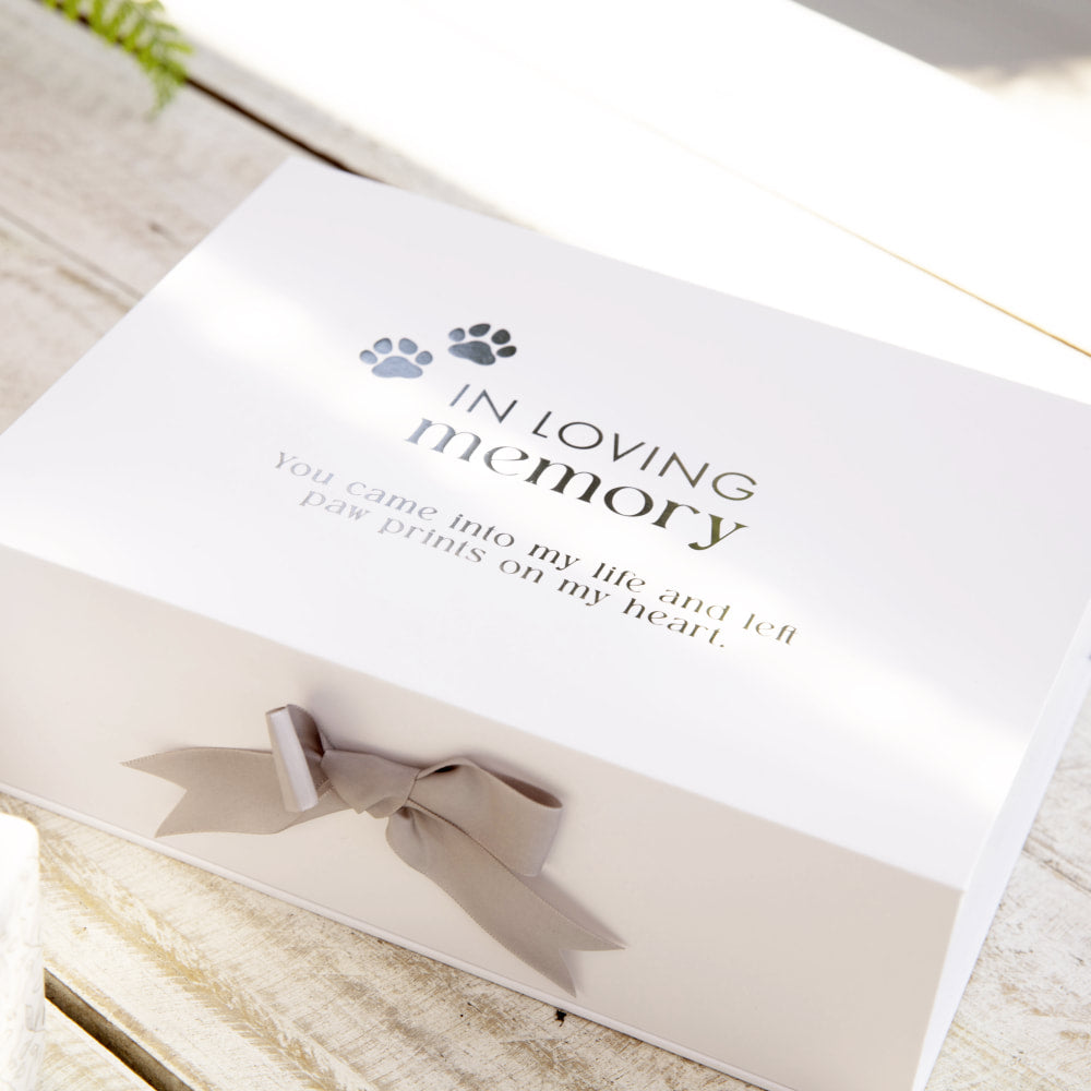 Sympathy Pet In Loving Memory Keepsake Box