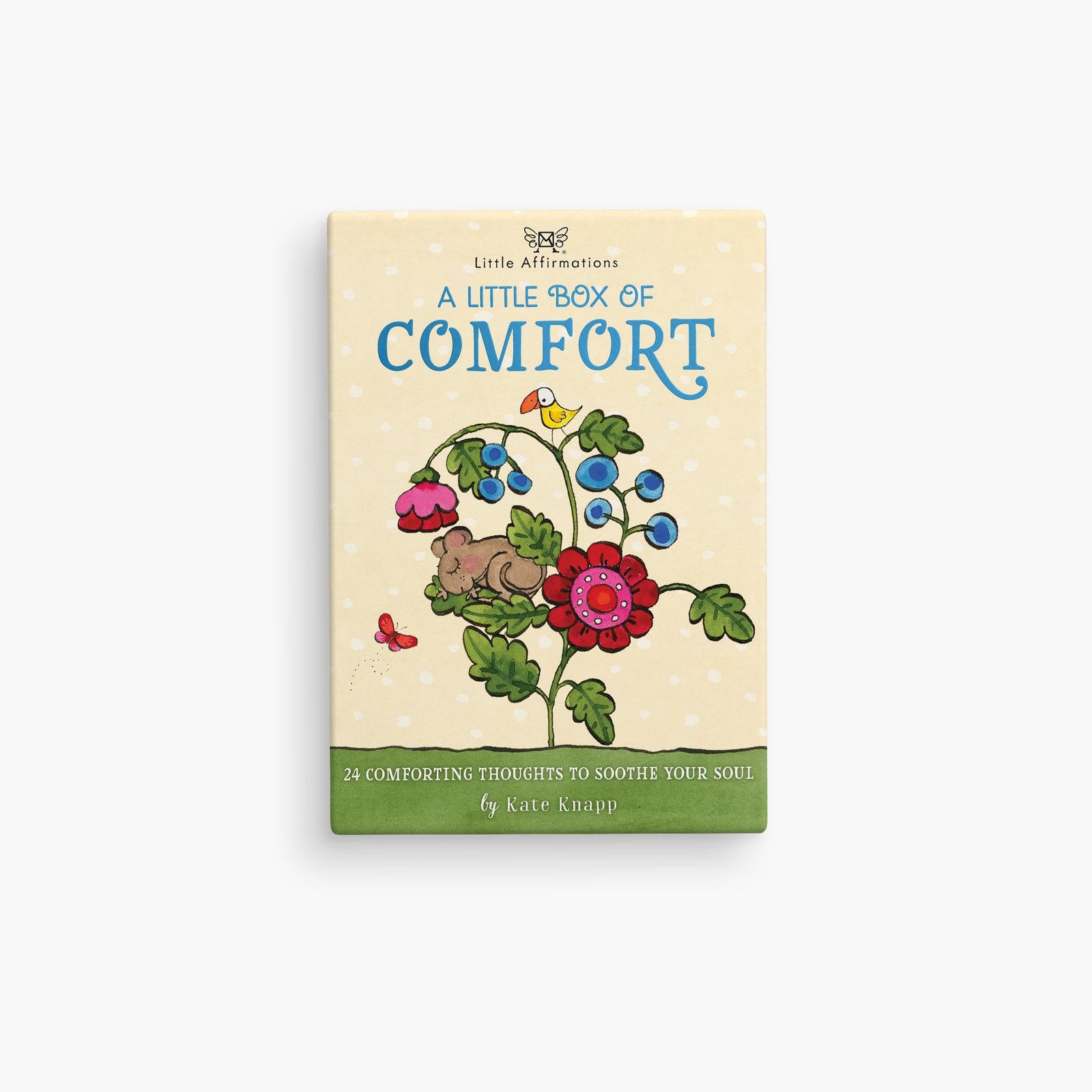 Little Box of Comfort - 24 Twigseeds Affirmations Cards + Stand