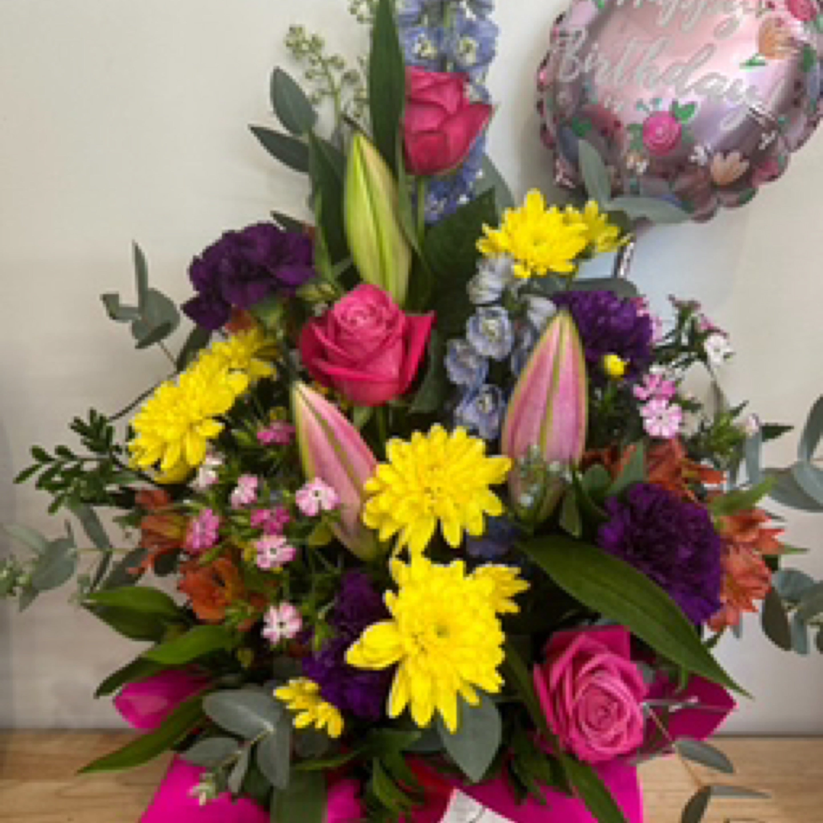 Teacup Planter Arrangement - Bright As We Can!