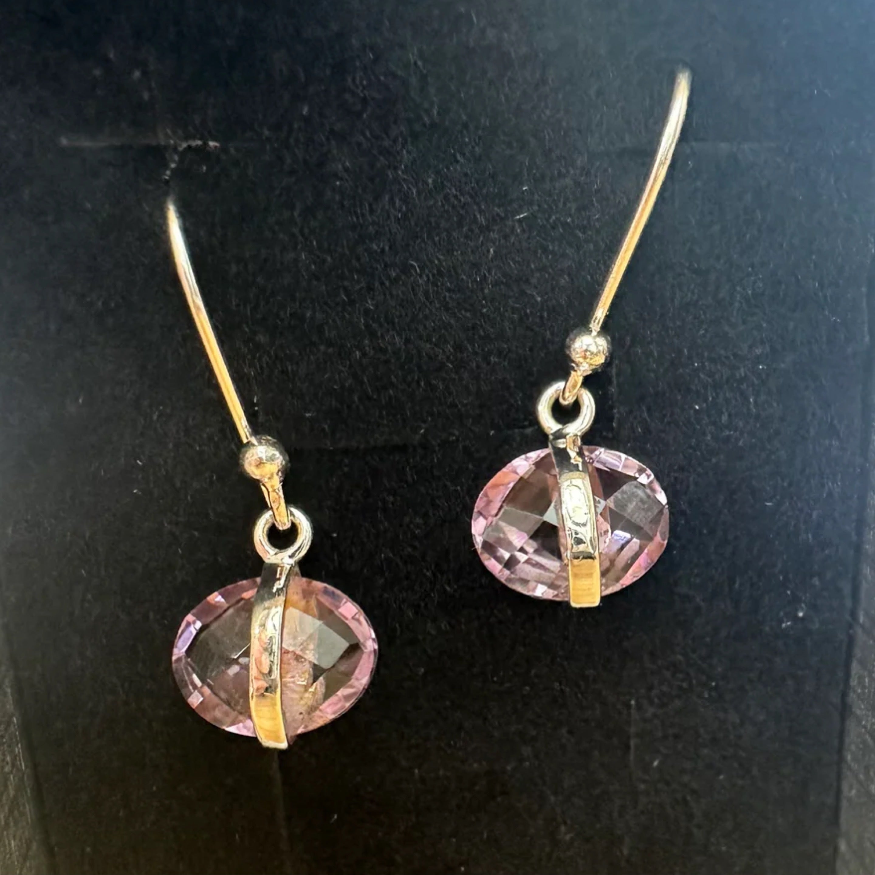 Amethyst Sterling Silver Earrings - Quality Gemstone Jewellery