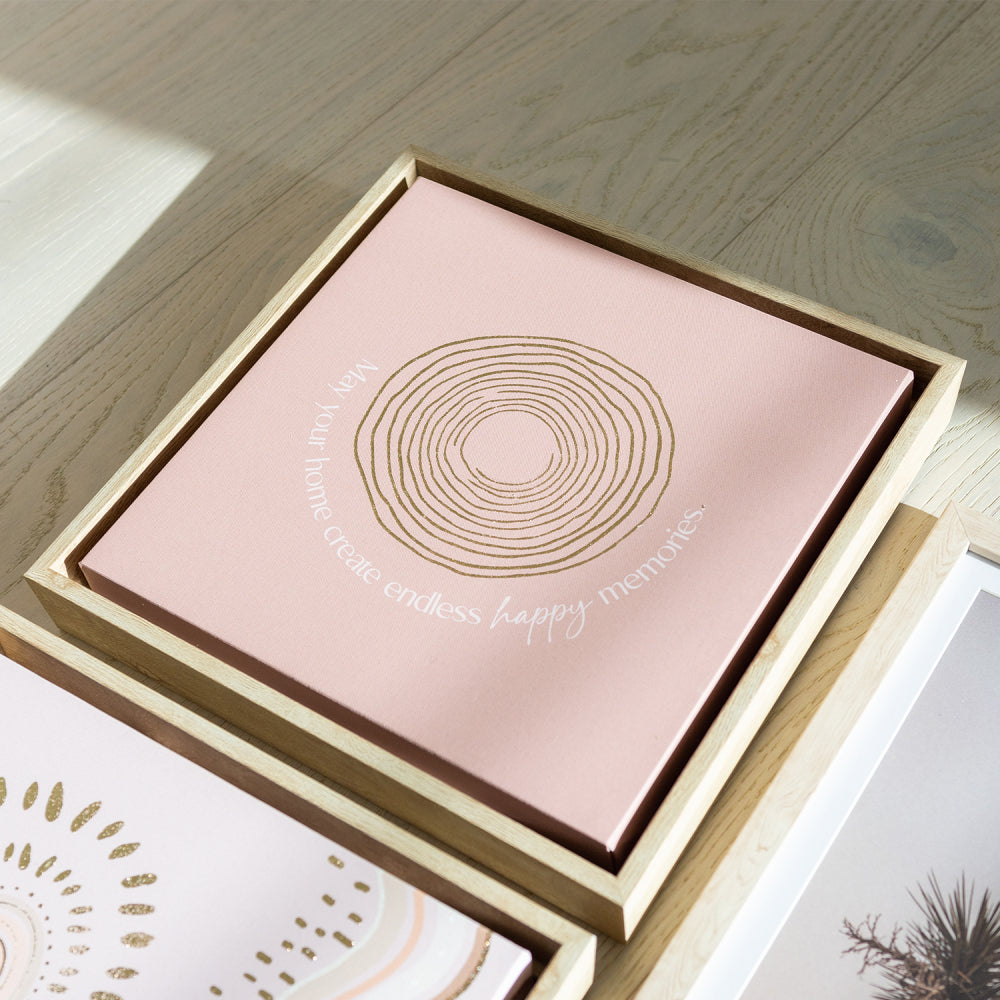 Desert Dunes Home Framed Canvas 34x34