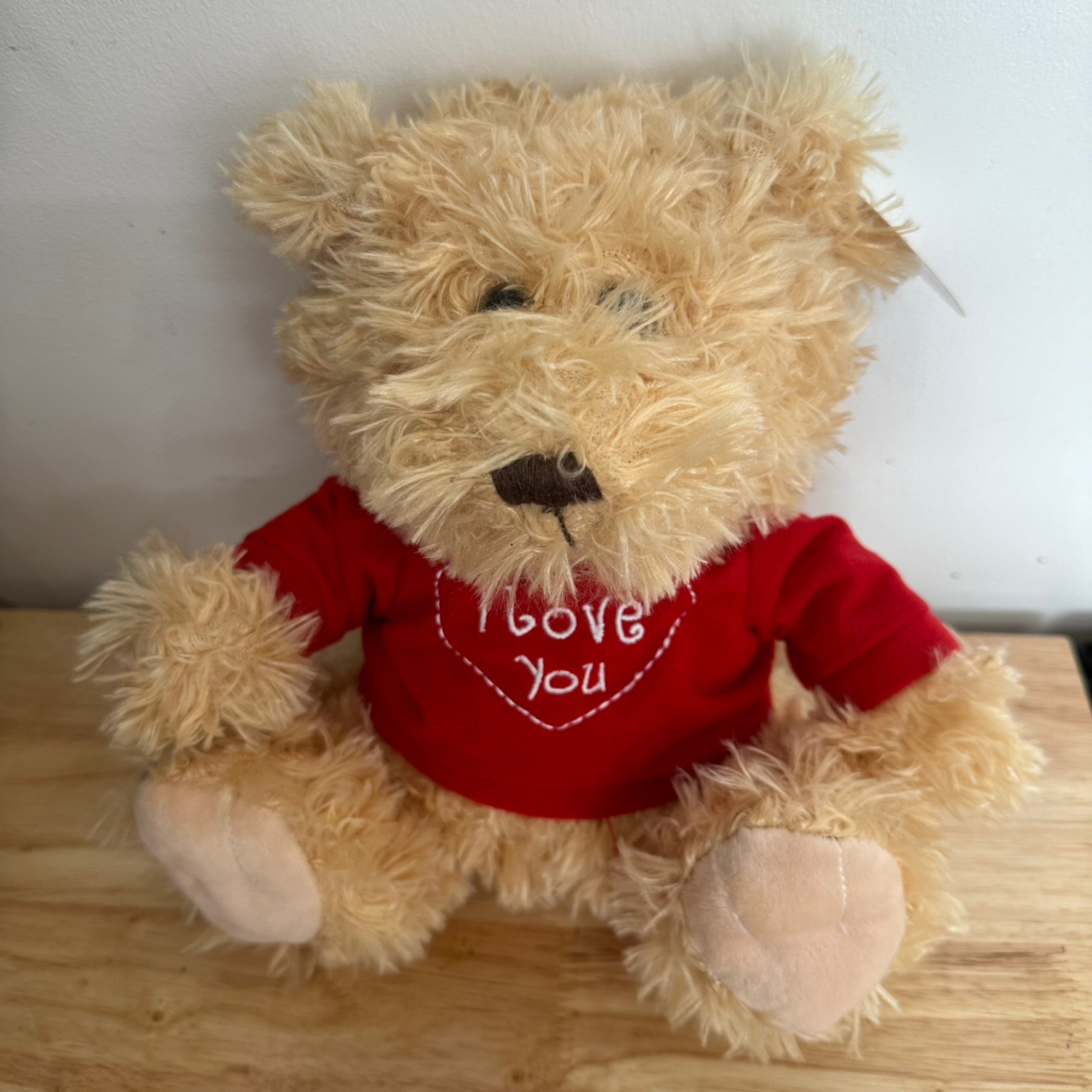 I Love You Bear Timmie in Hoodie 22cm Sitting Height