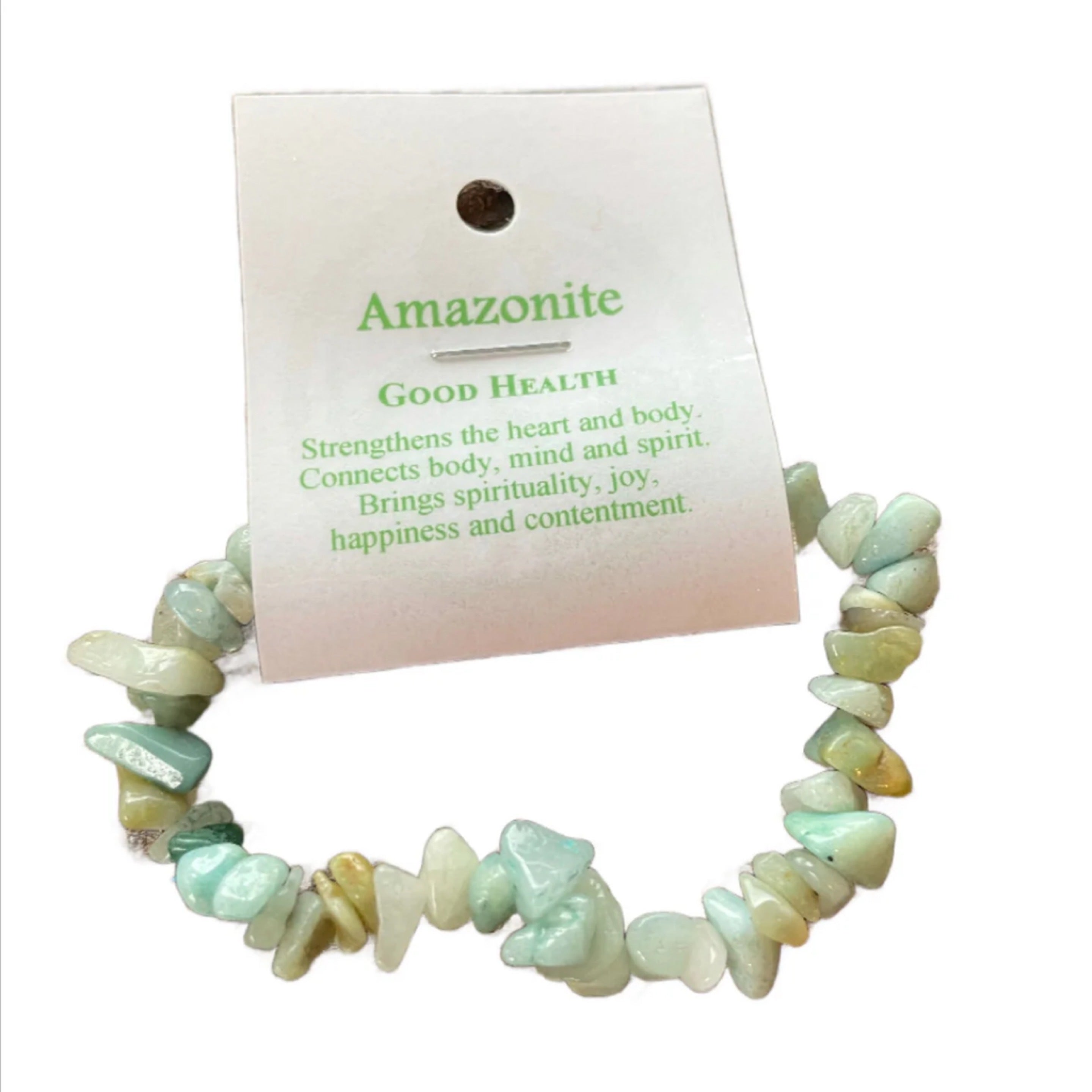 Amazonite Chip Bracelet