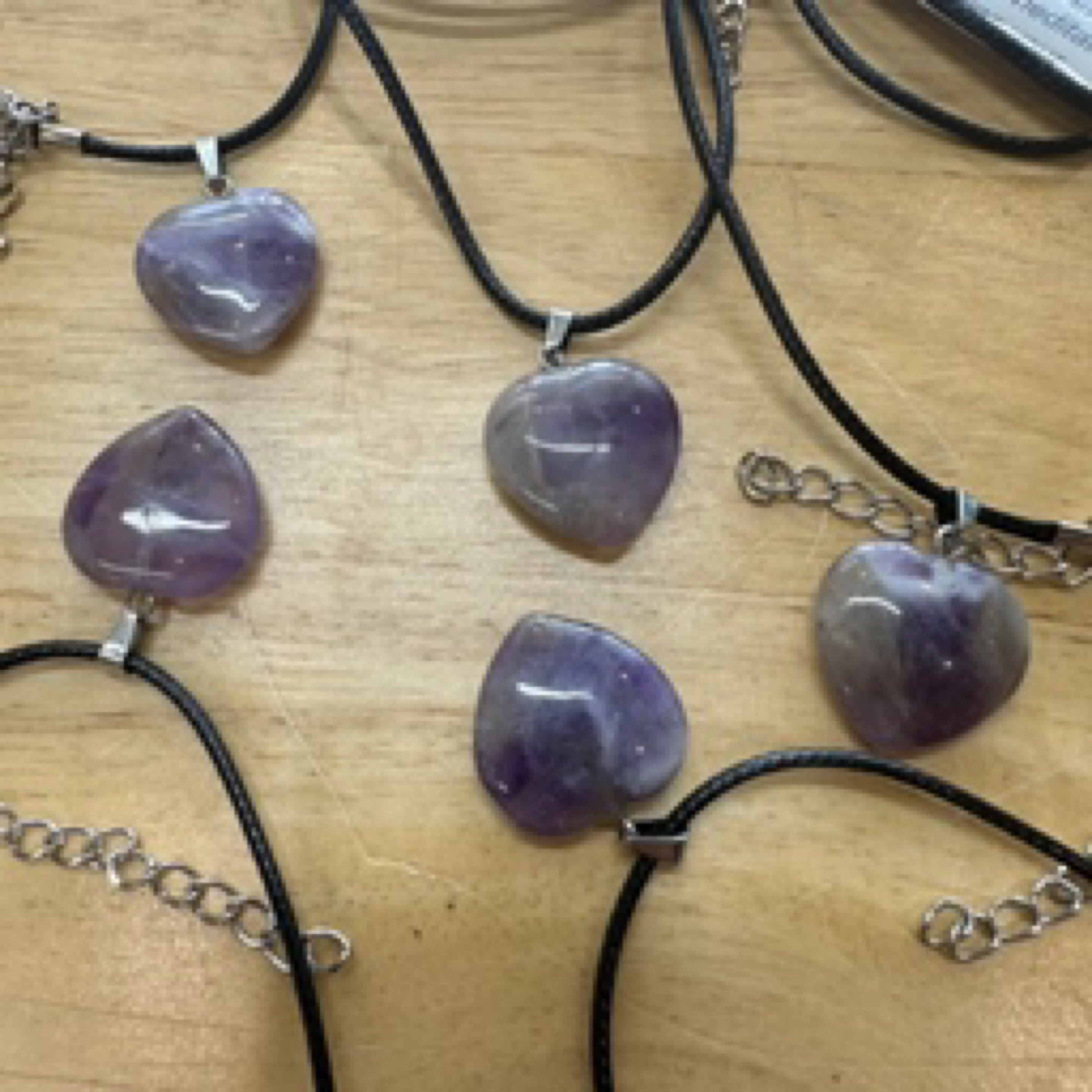 Amethyst Heart Pendant
