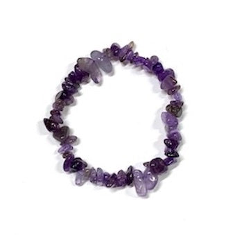 Amethyst Chip Bracelet