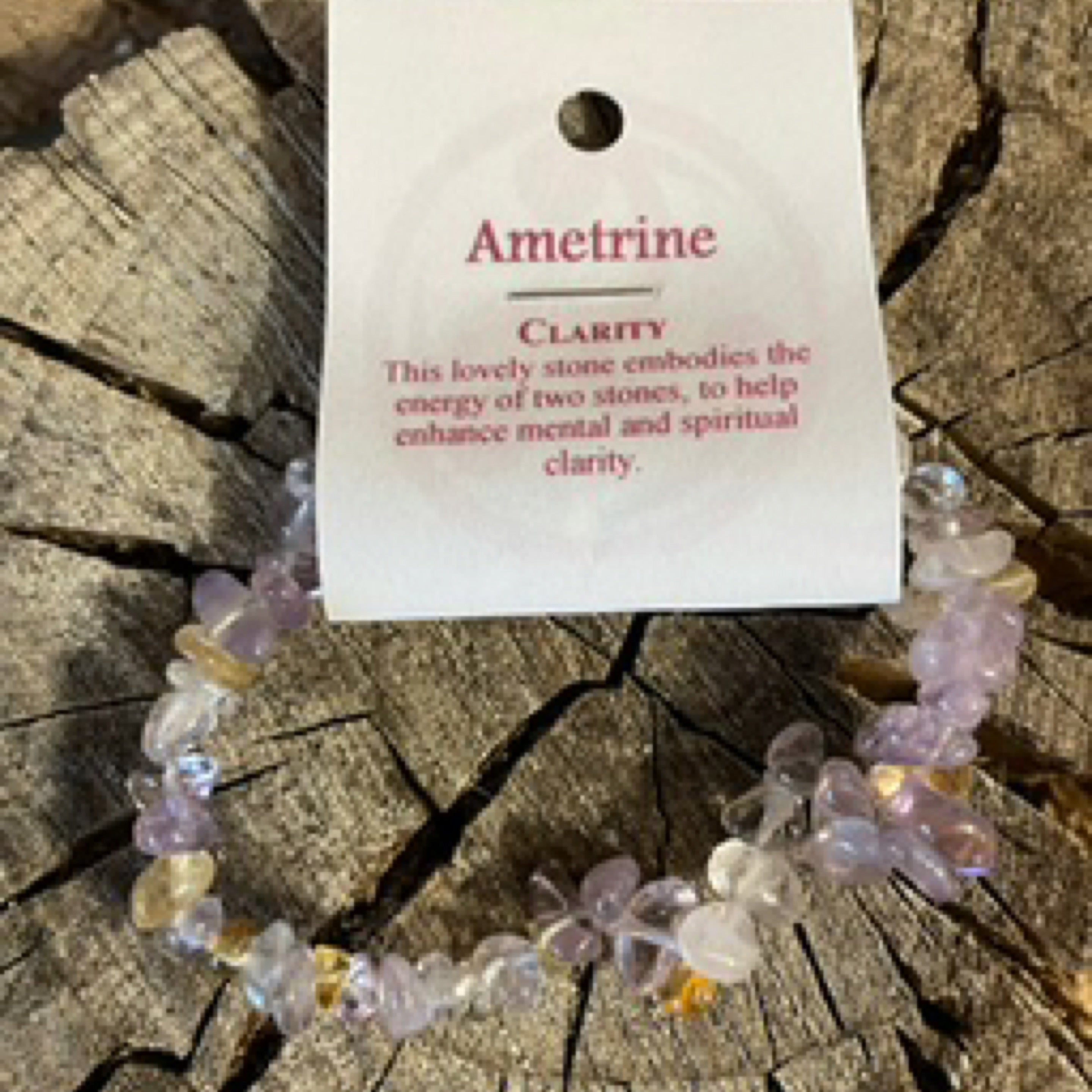 Ametrine Chip Bracelet