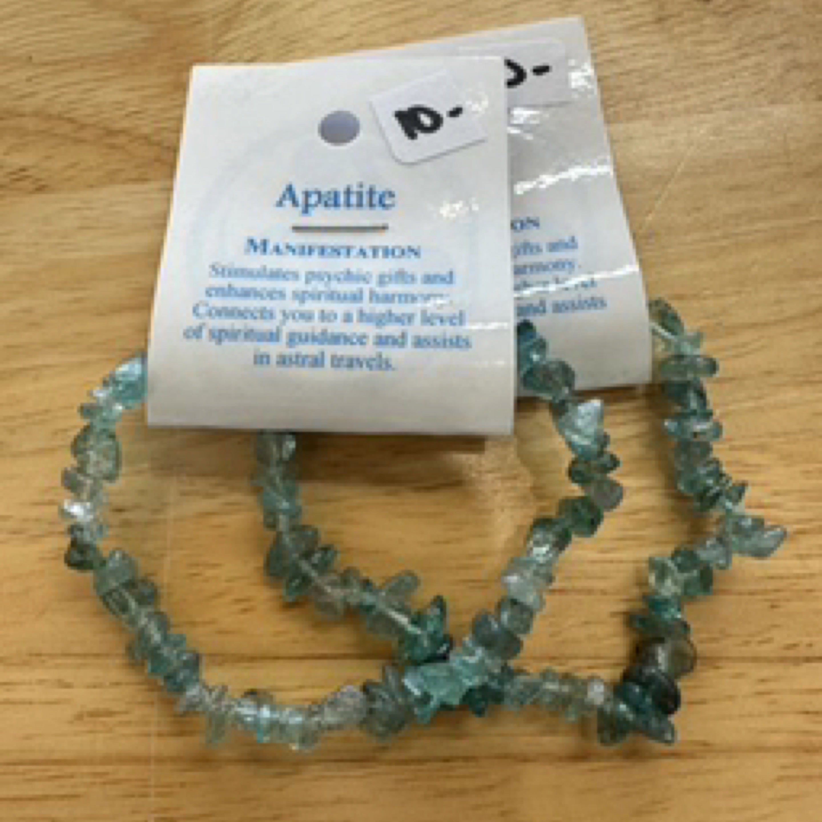Apatite Chip Bracelet
