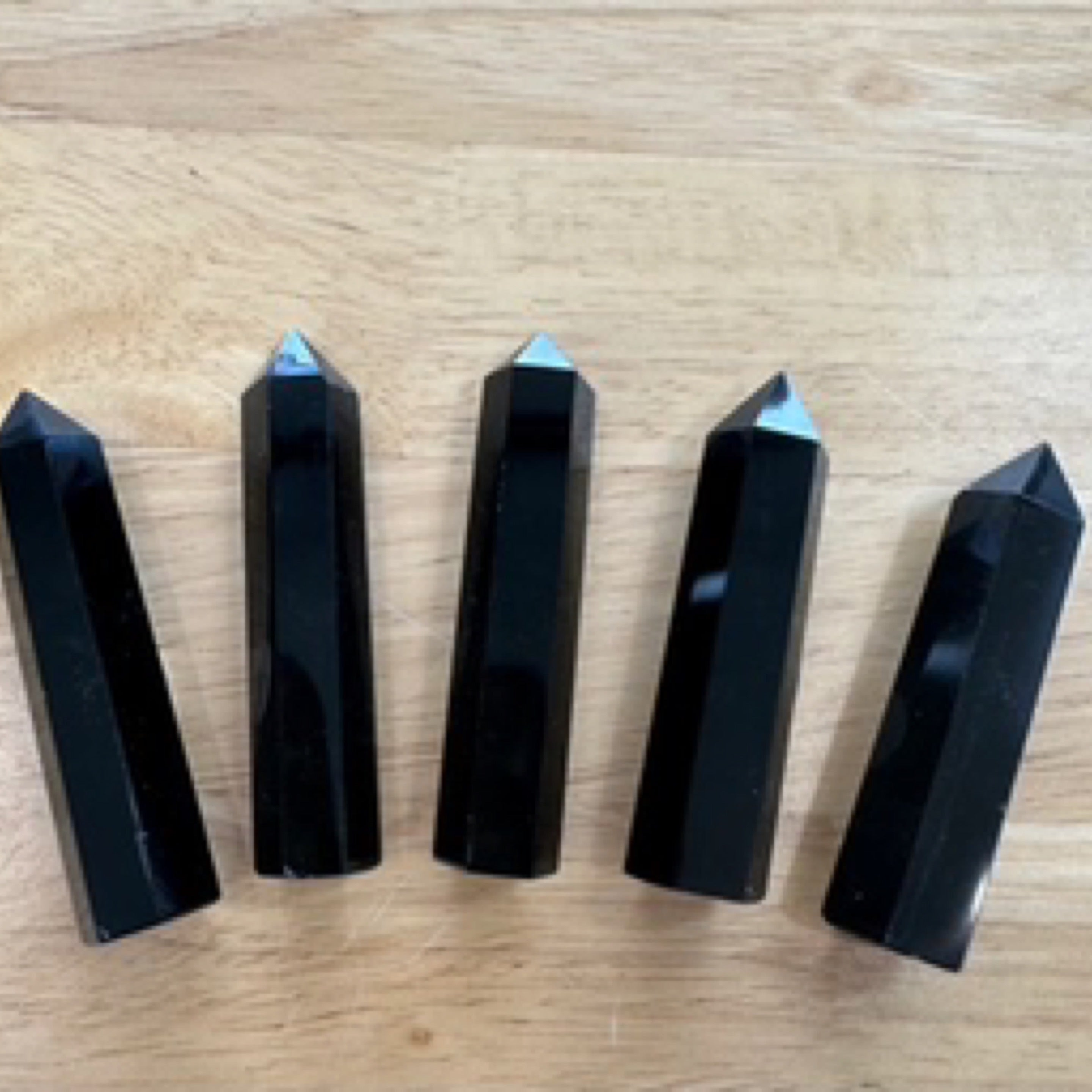 Black Obsidian Points