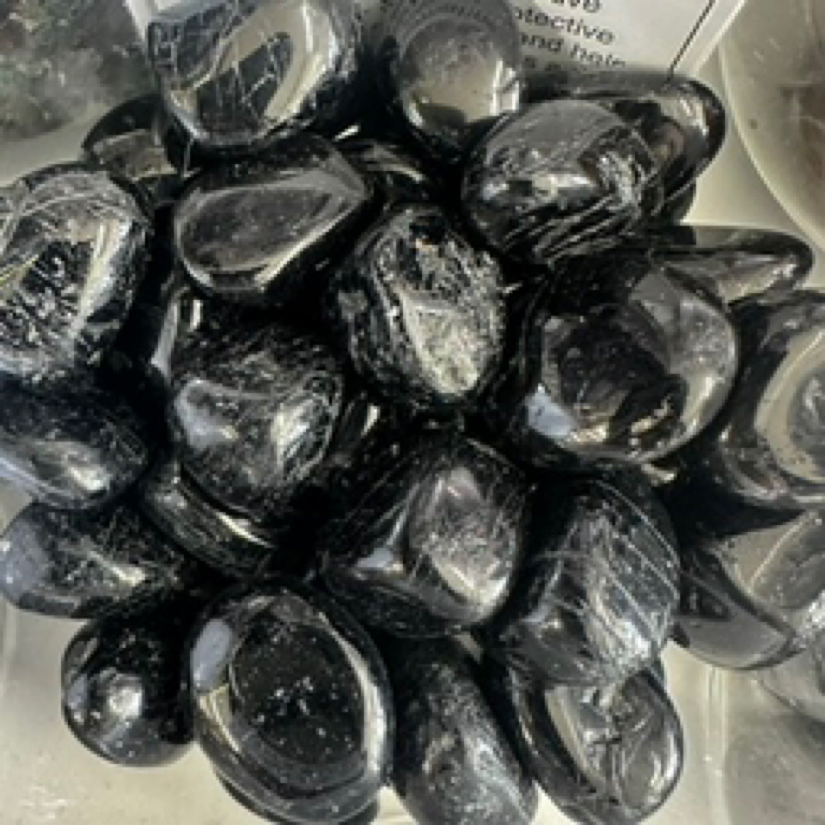 Black Tourmaline Tumble Stone Small