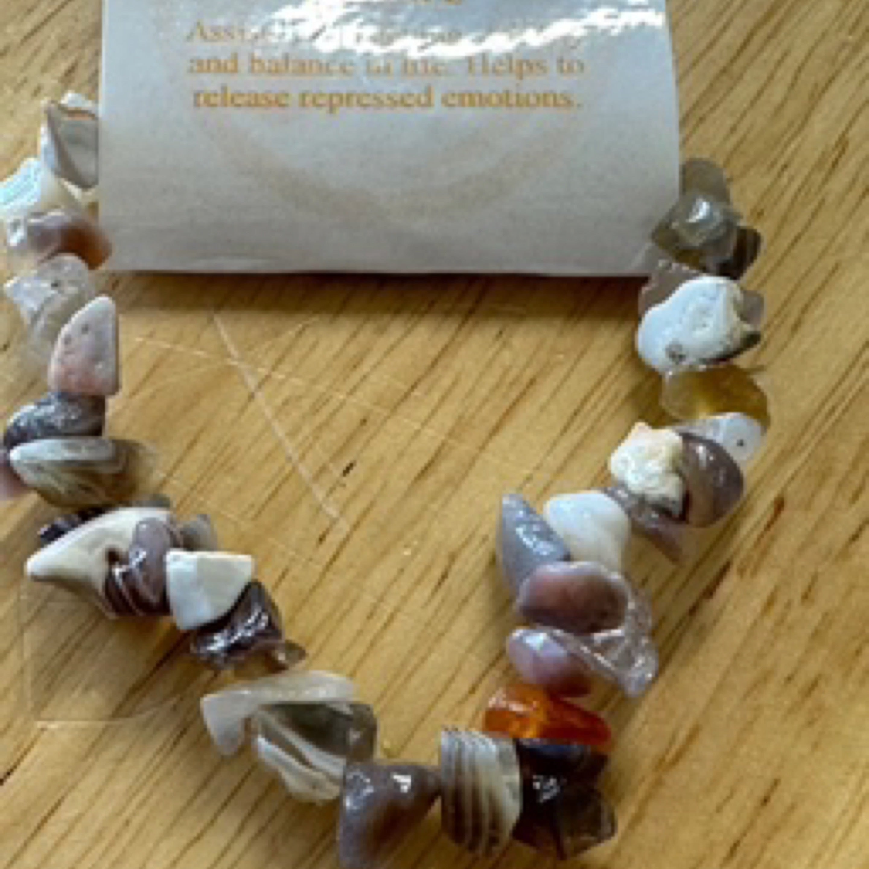 Botswana Agate Chip Bracelet