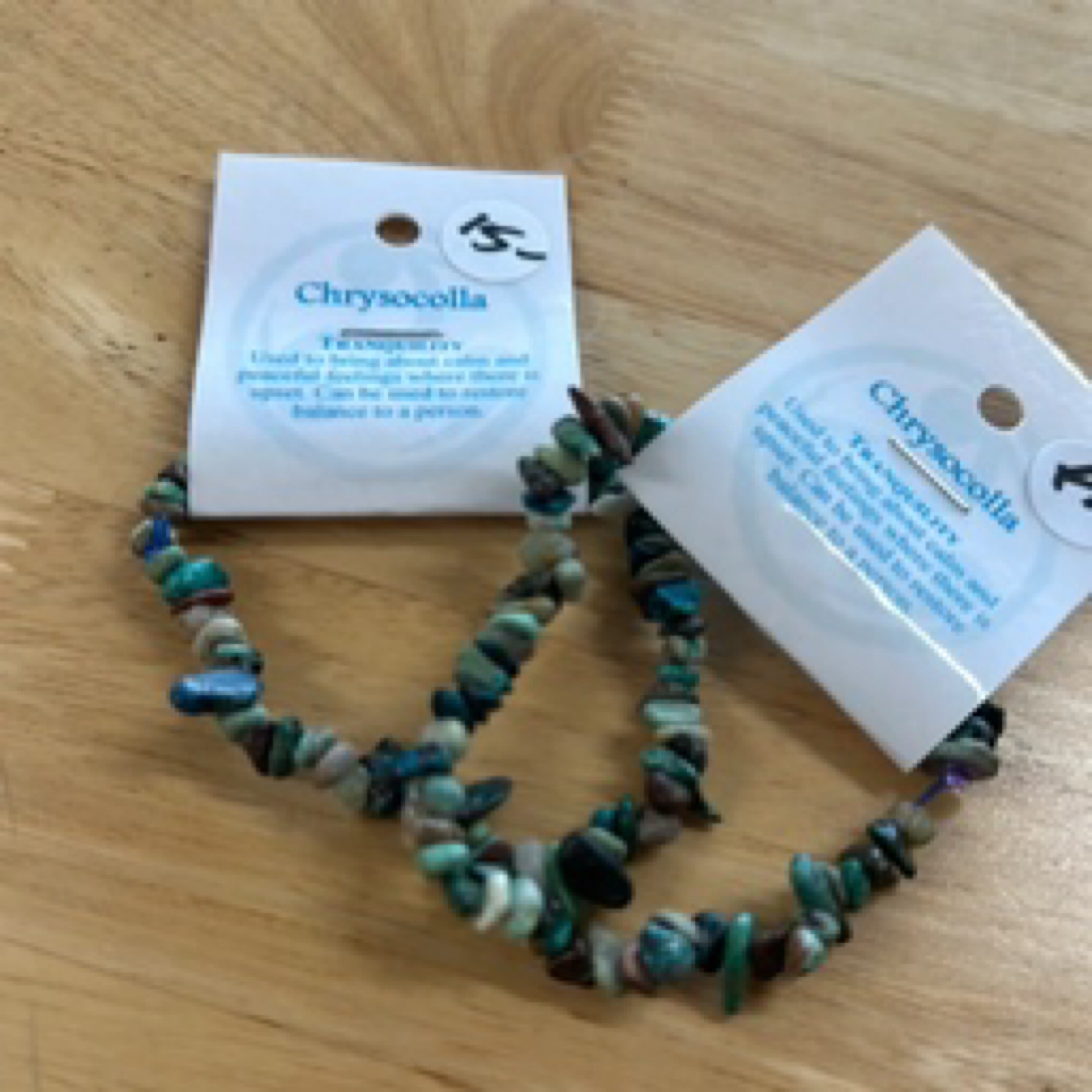 Chrysocolla Chip Bracelet