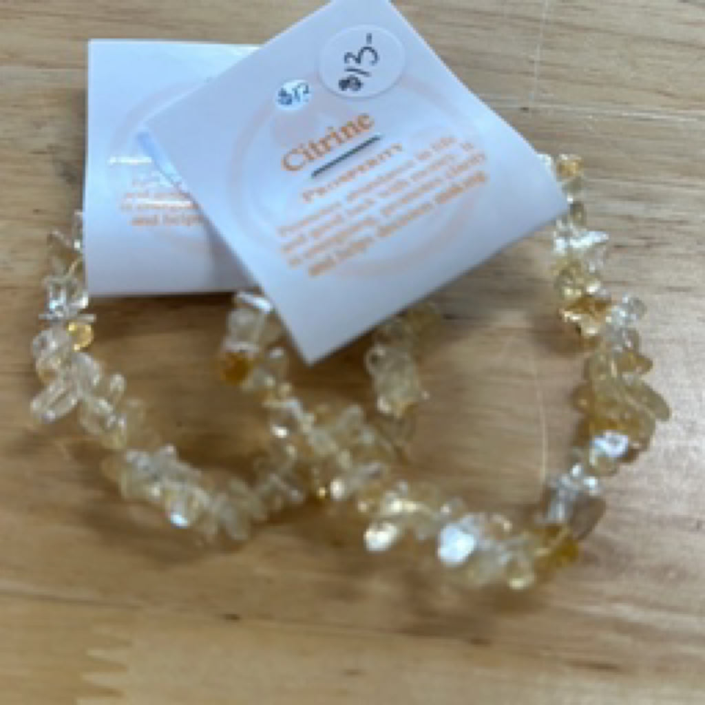 Citrine Chip Bracelet