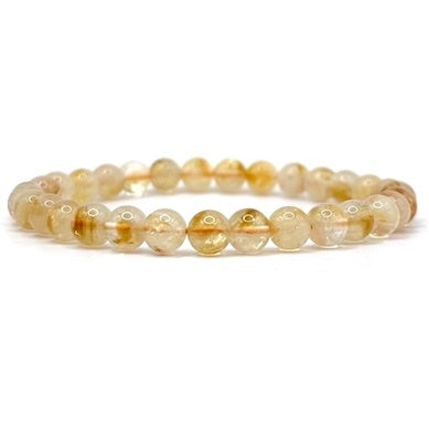 Citrine Bead Bracelet 6mm