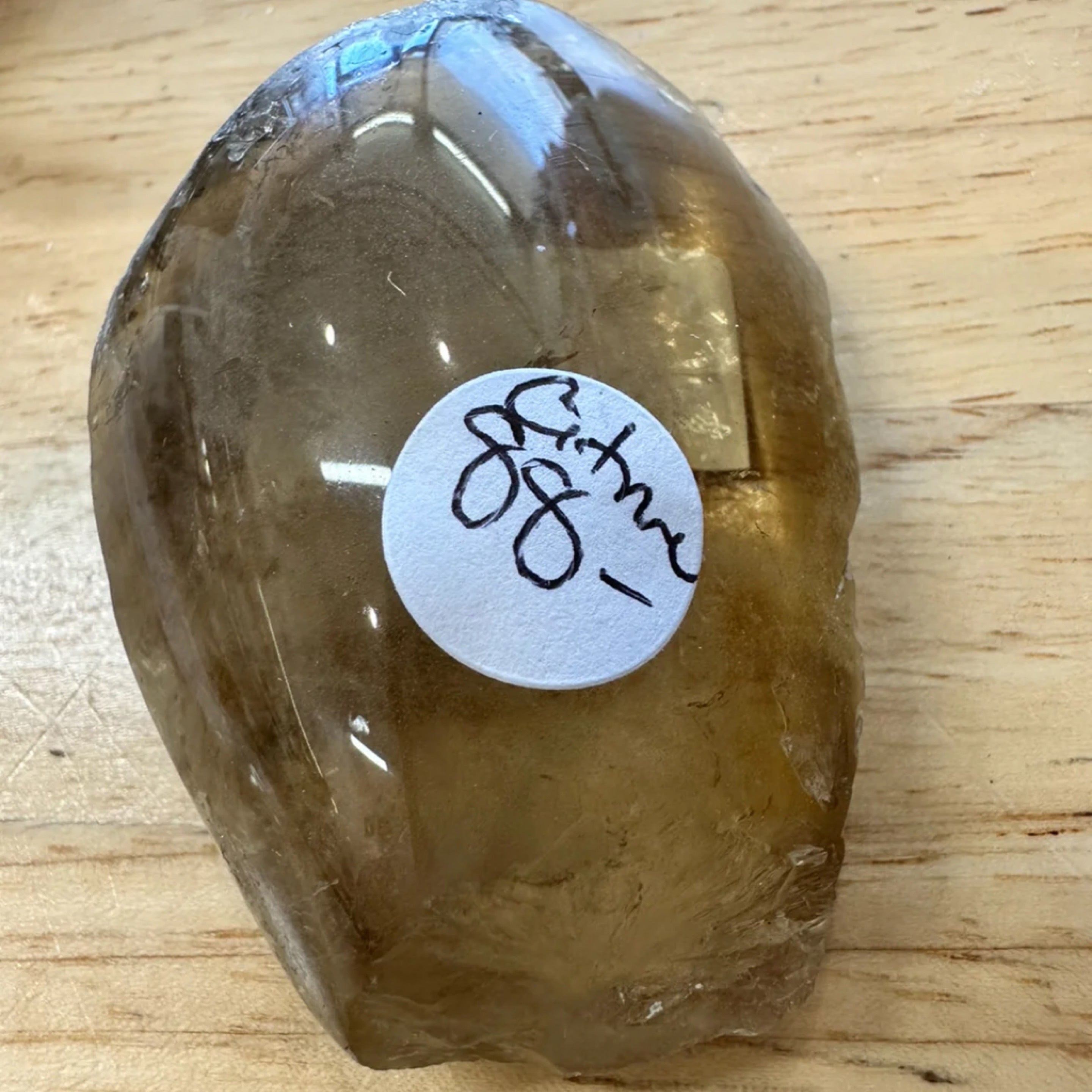Citrine Natural Polished from Gladstone Tasmania