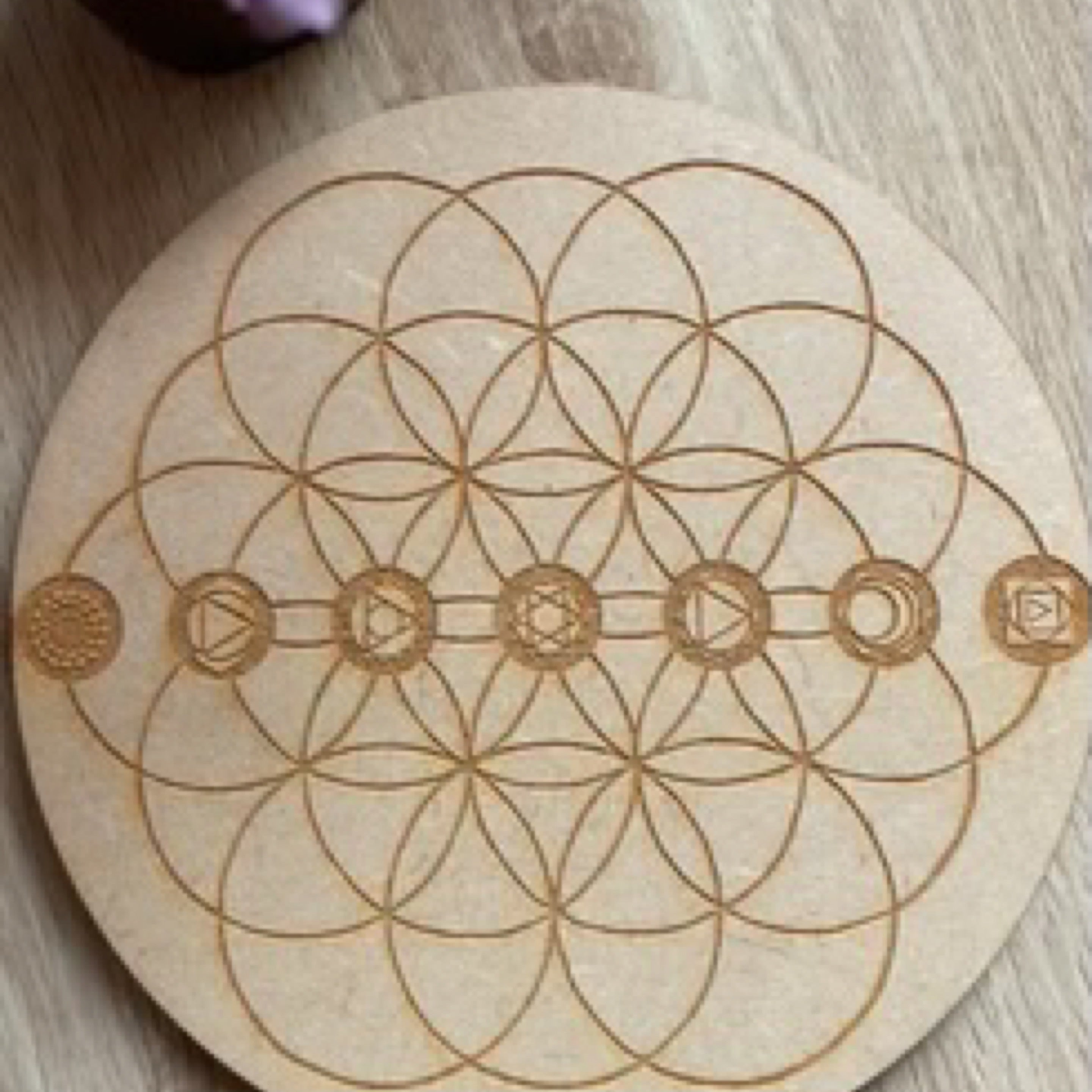Crystal Grid Seed of Life Chakra 15cm