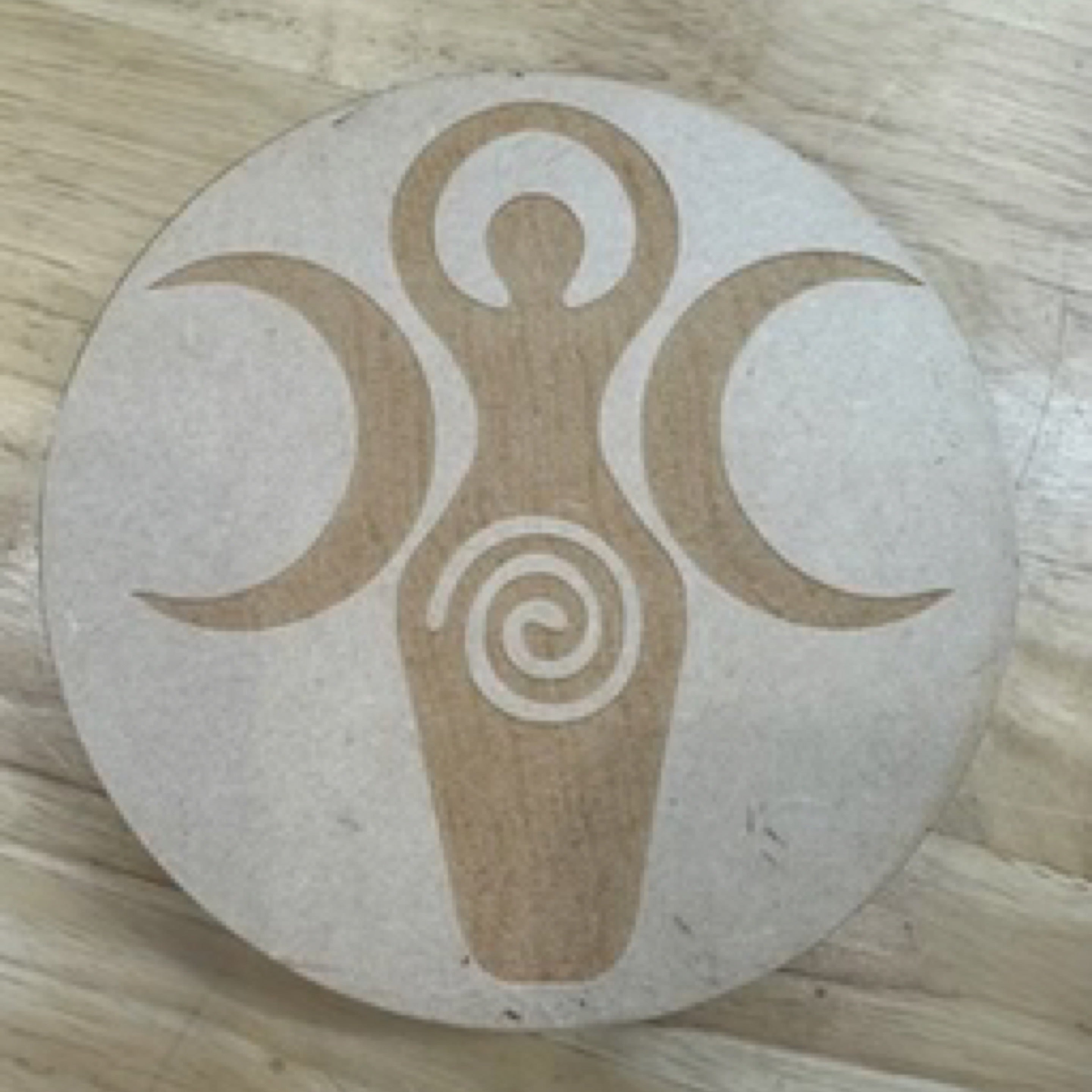 Crystal Grid Board 15cm Goddess