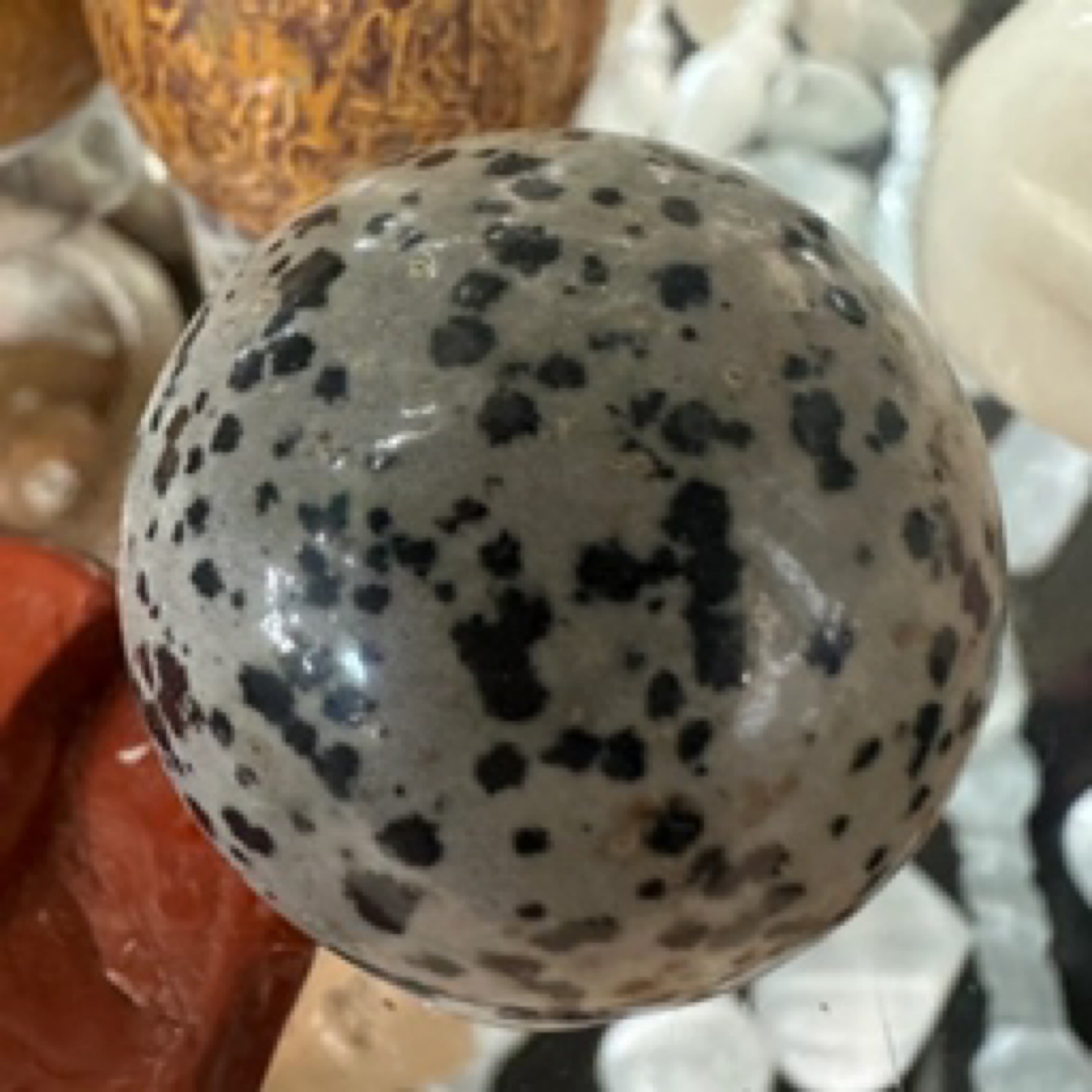 Dalmation Jasper Sphere