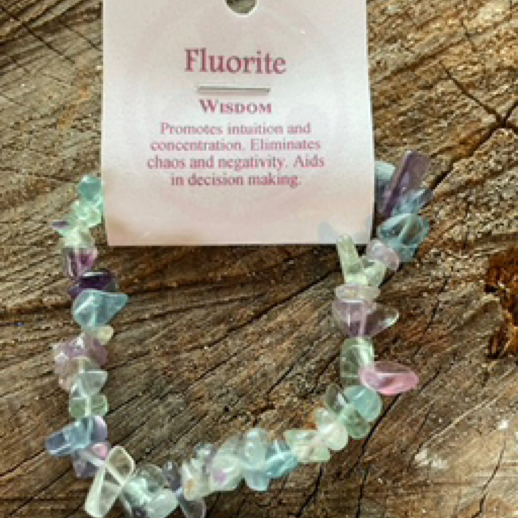 Fluorite Chip Bracelet