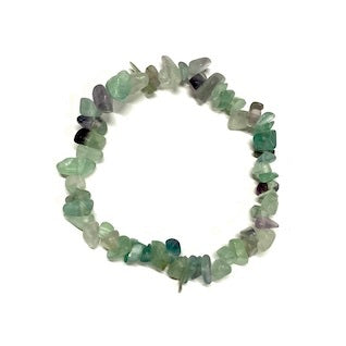 Fluorite Chip Bracelet