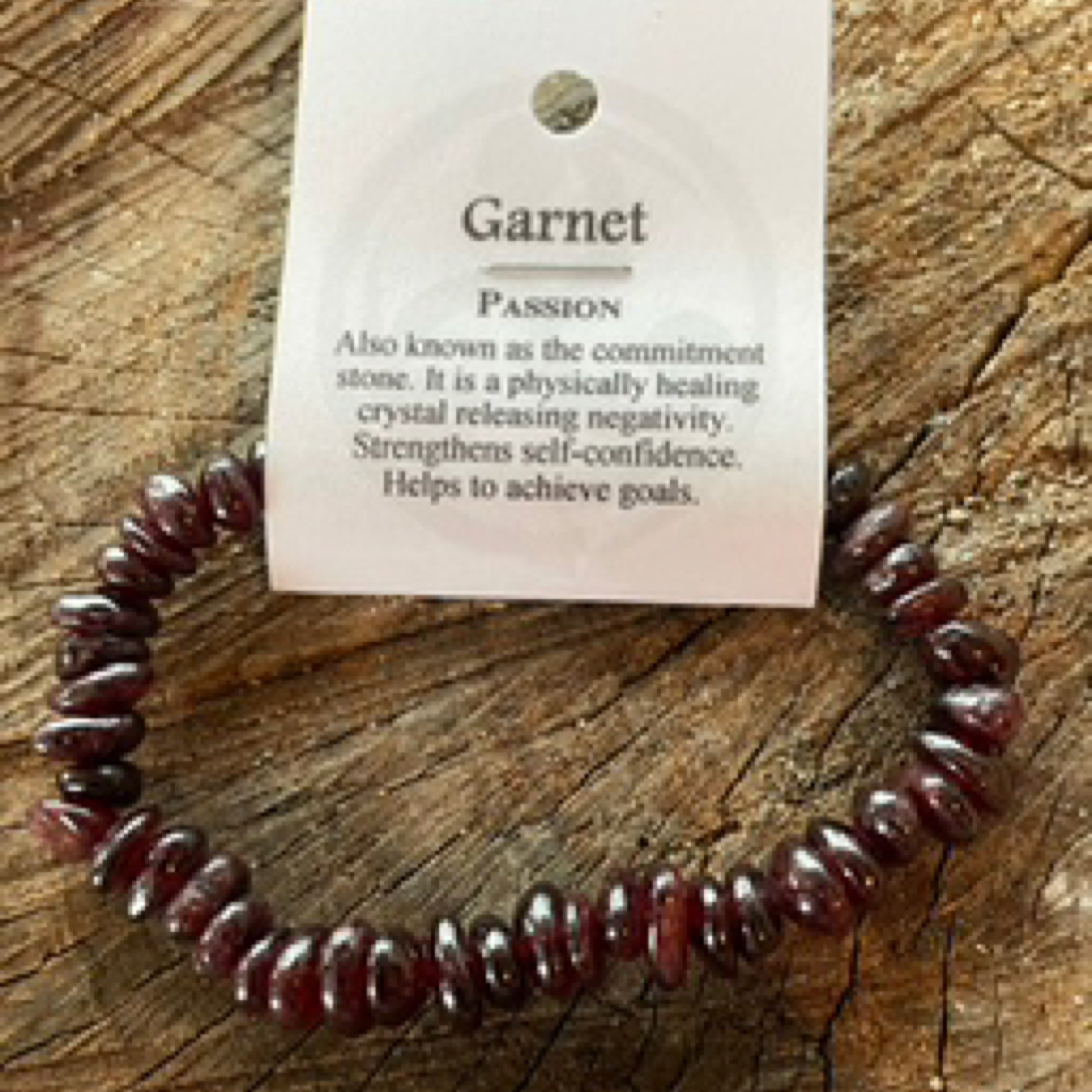 Garnet Chip Bracelet