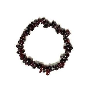 Garnet Chip Bracelet