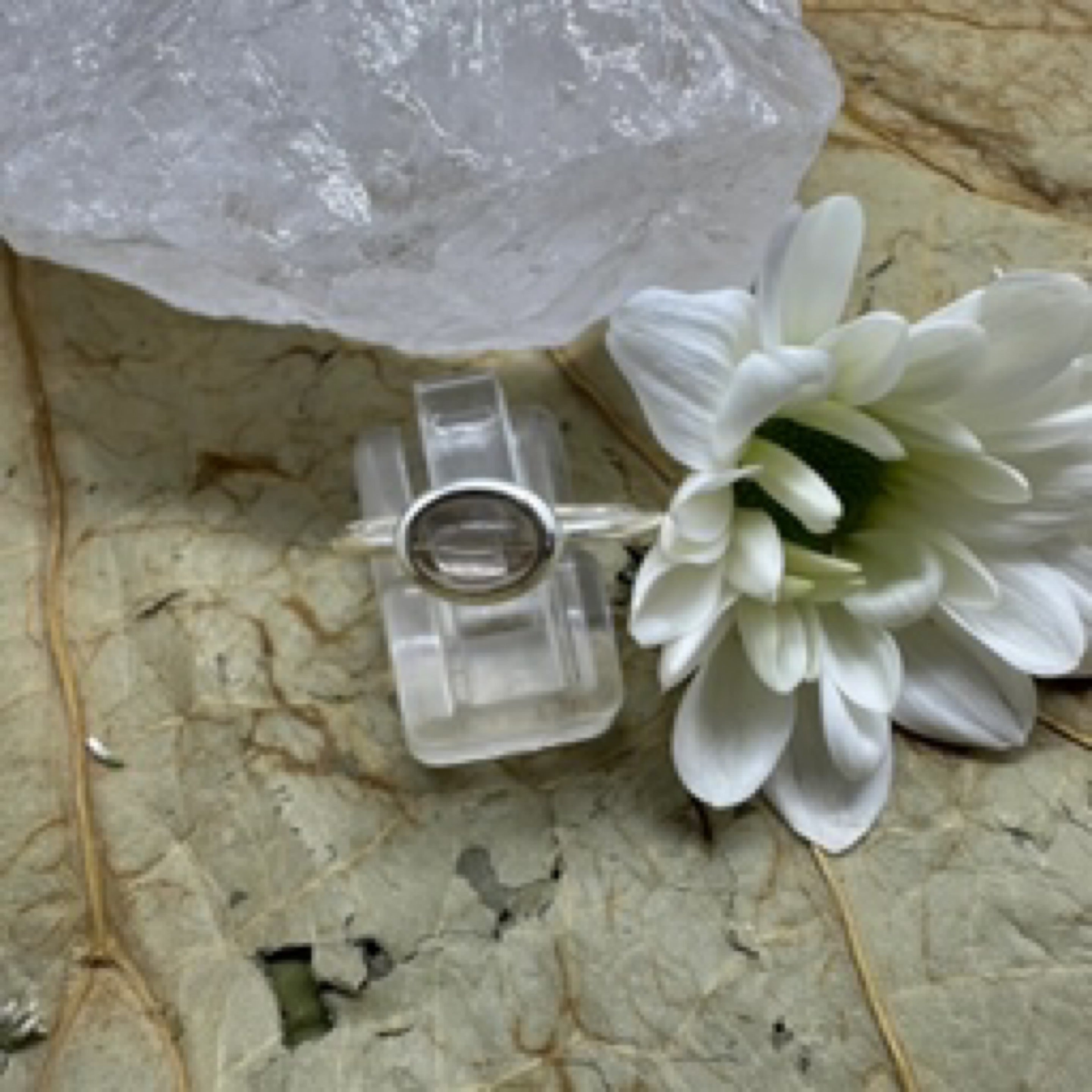 Herkimer Diamond Small Oval 925 Sterling Silver Ring - Size 7 - Quality Gemstone Jewellery